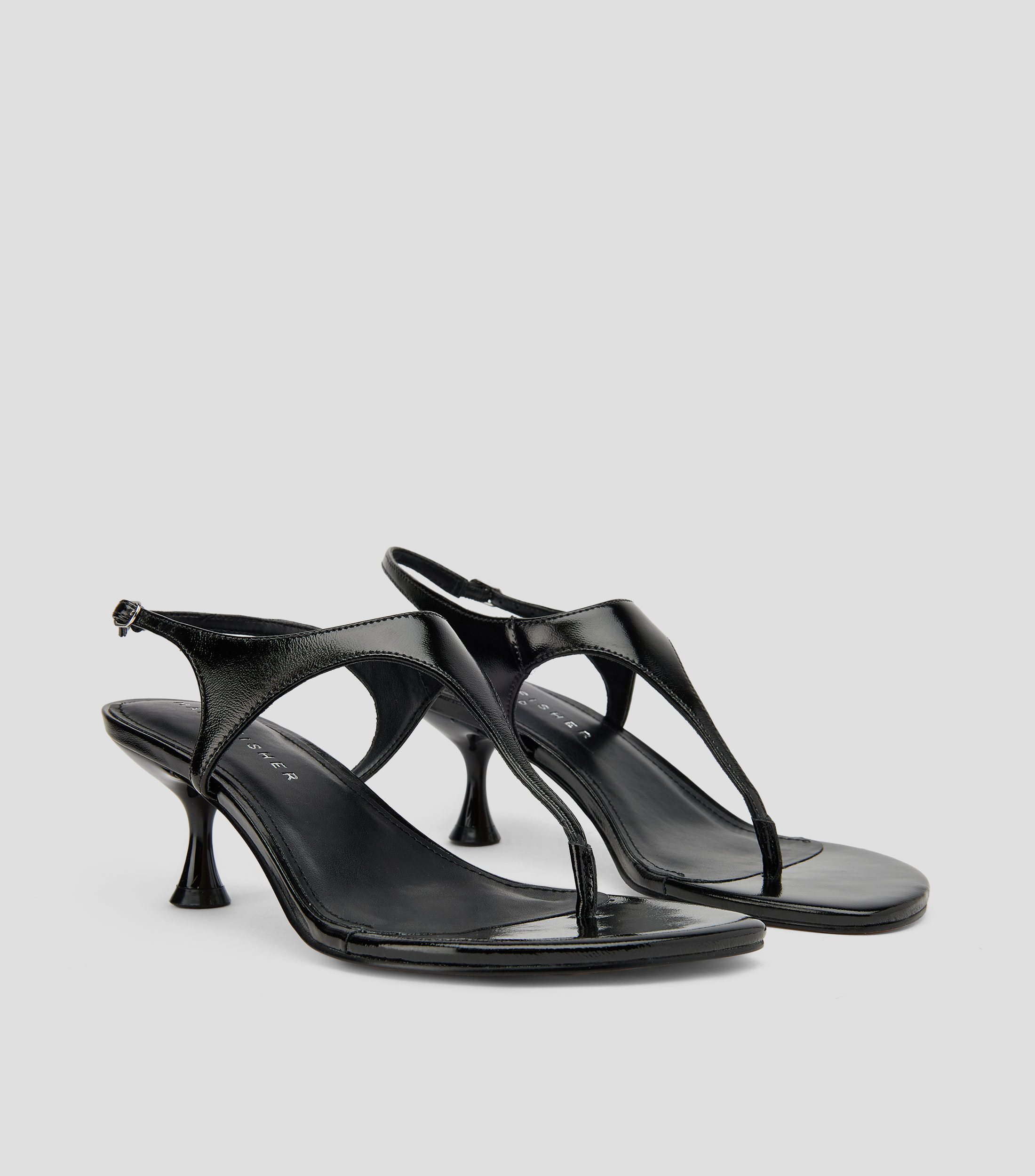 Sandalias con tacón medio redondo Pelysa Mujer