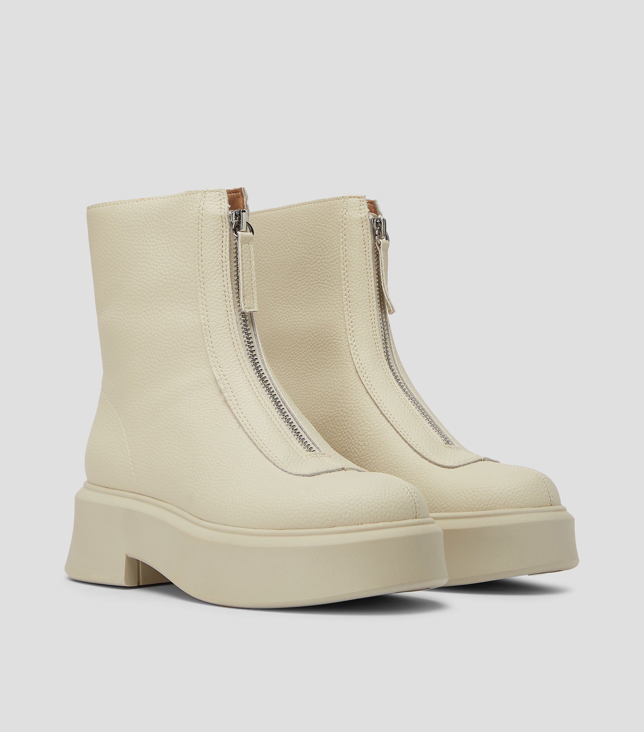 Botines casuales Jones en piel vacuna con plataforma Mujer
