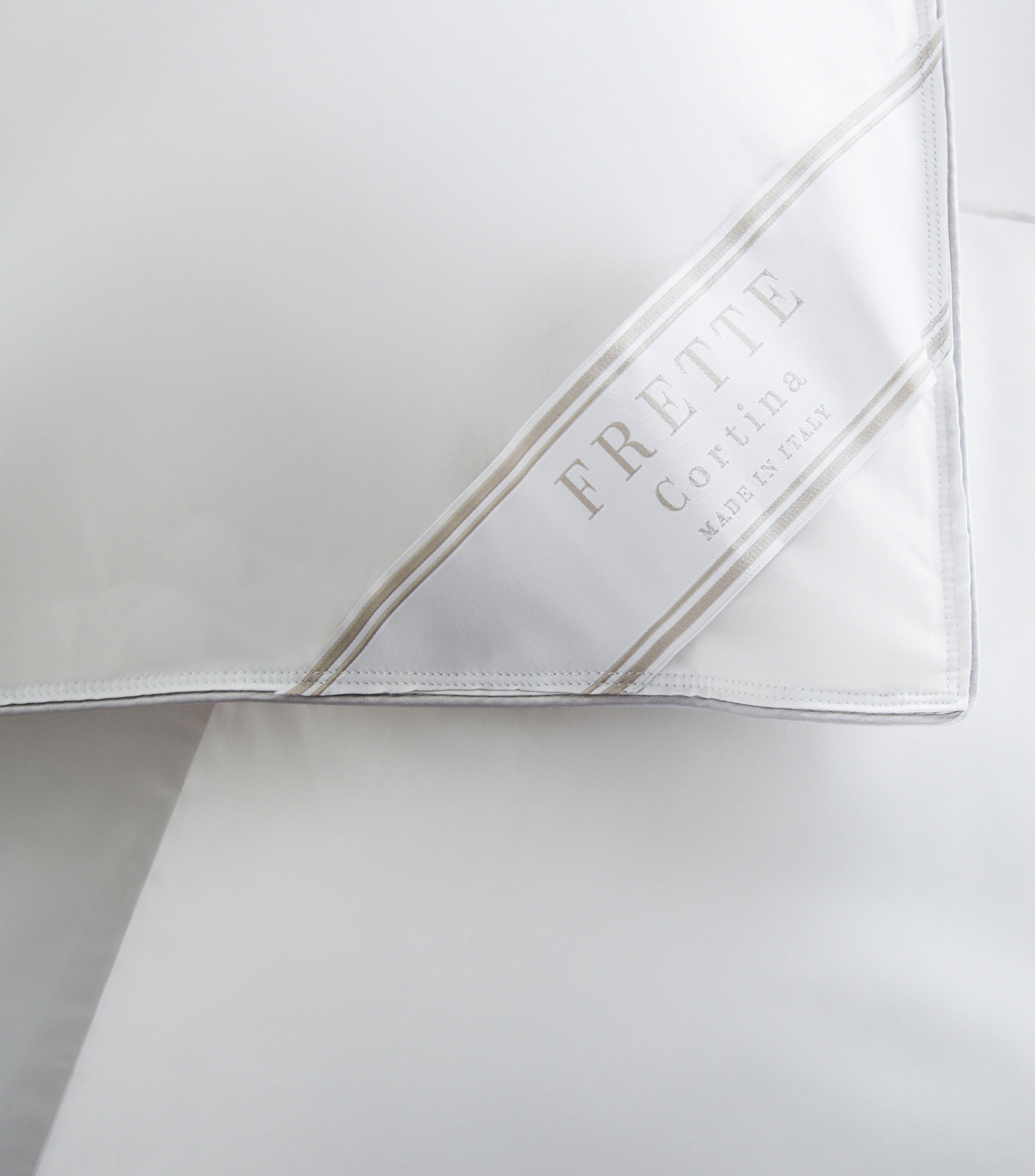 Funda para duvet Queen Size en algodón Cortina Blanca