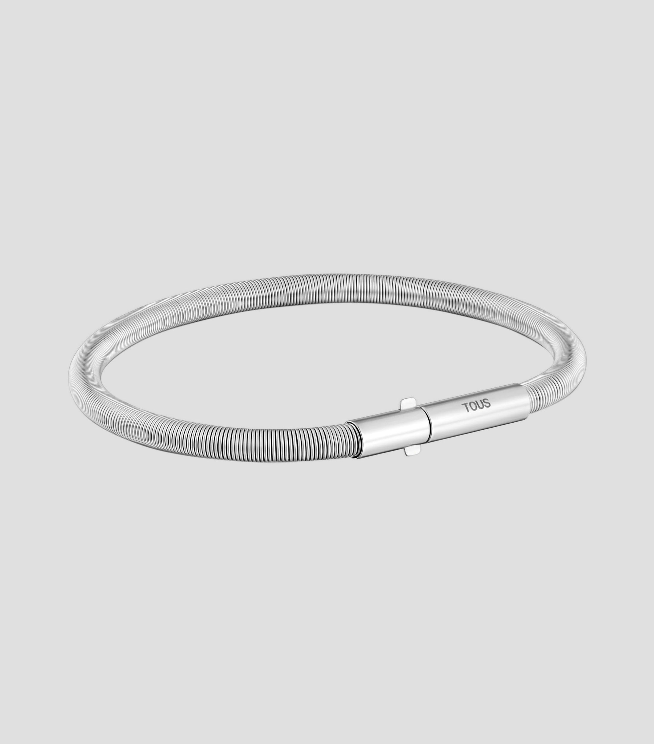 Pulsera Mesh Tube Pulsera Acero Tous Stainless Steel Brazalete