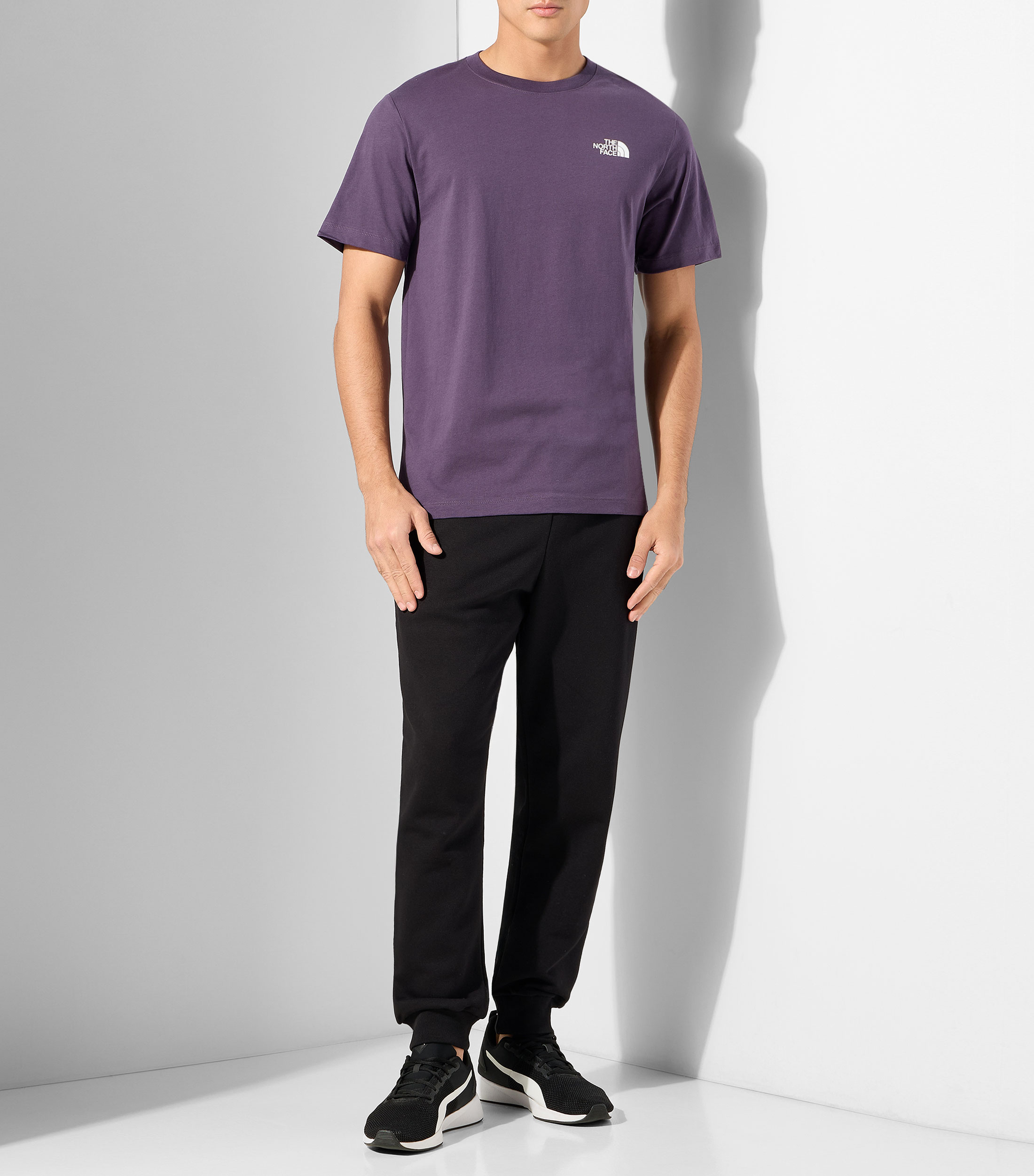 Playera cuello redondo manga corta estampada Hombre