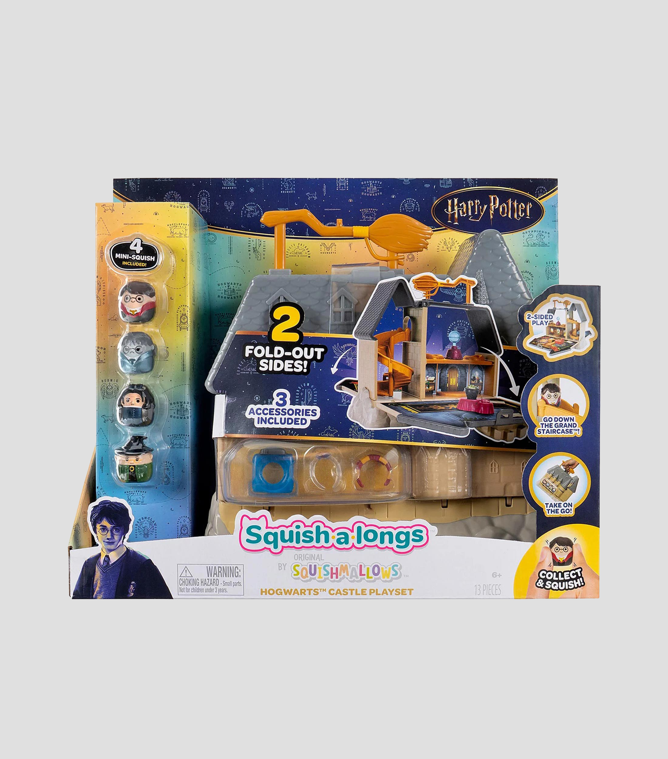 Set de juego del Castillo de Hogwarts de Harry Potter de Squish-a-longs