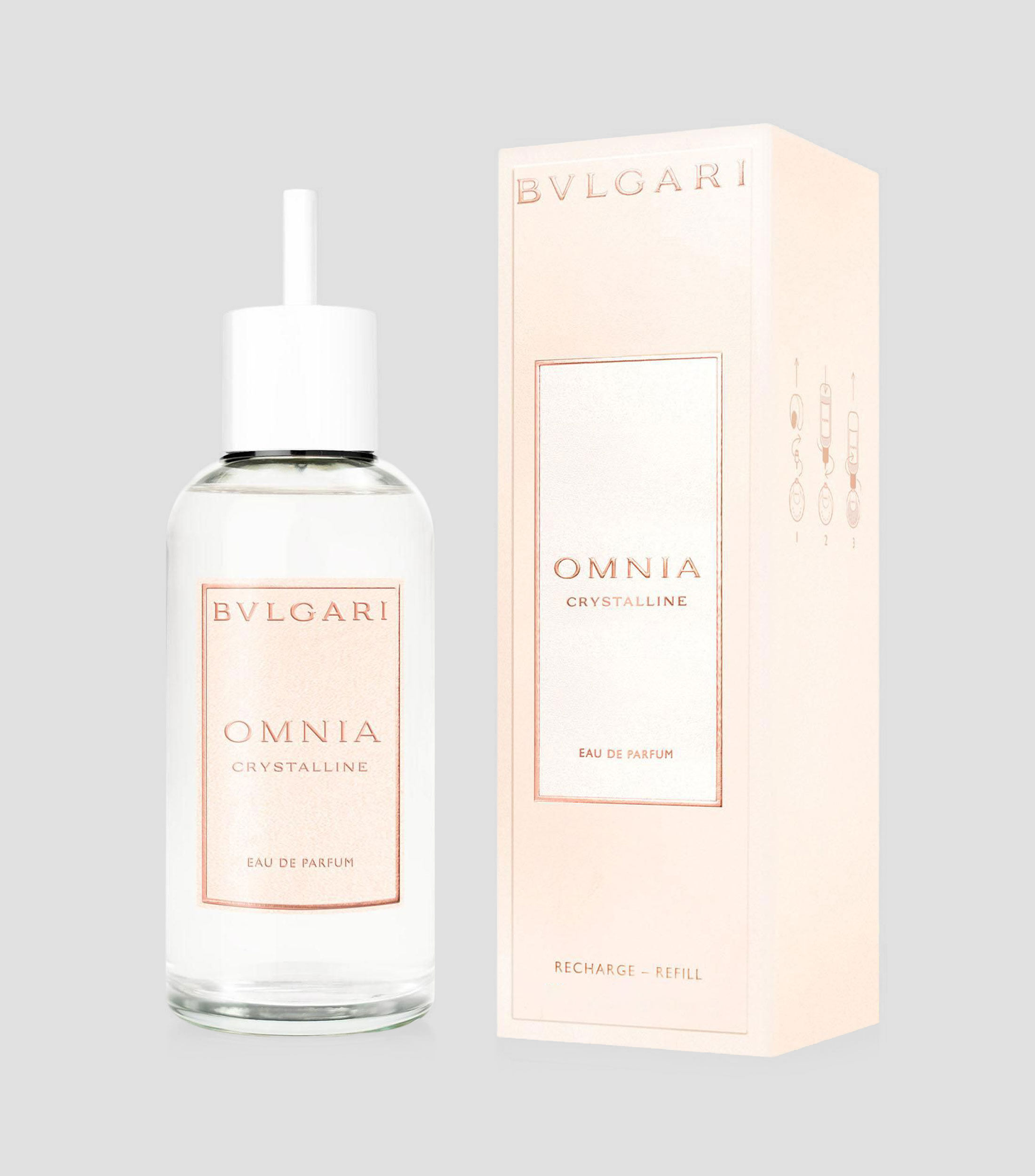 Perfume Omnia Crystalline Eau de Parfum Refill, 200 ml para Mujer