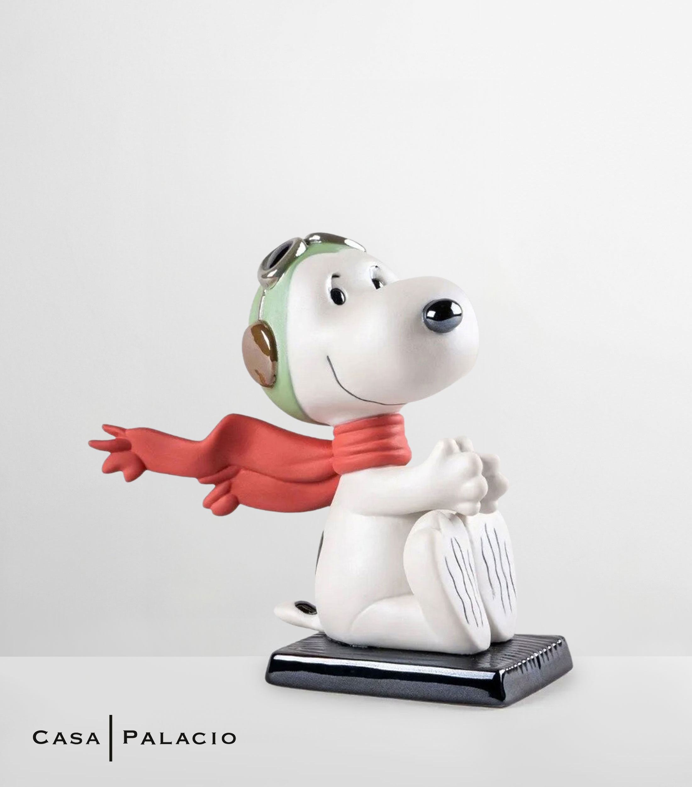 Figura Snoopy Flying Ace en Porcelana