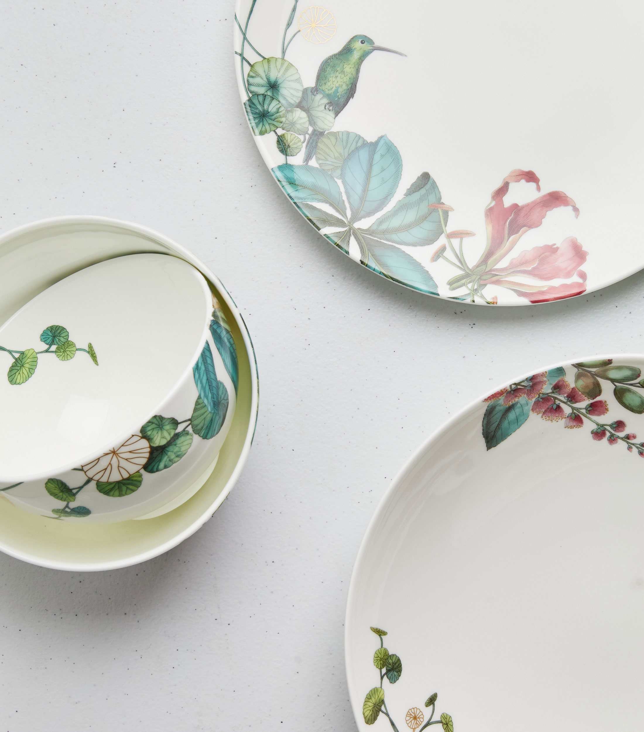 Bowl para Arroz Avarua con flores
