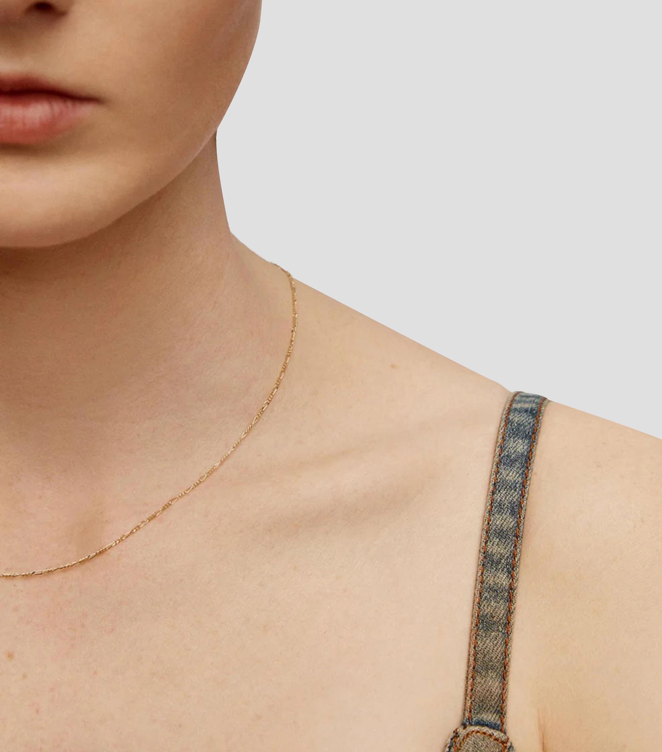 Collar en oro amarillo de 9 kilates Goldie Mujer