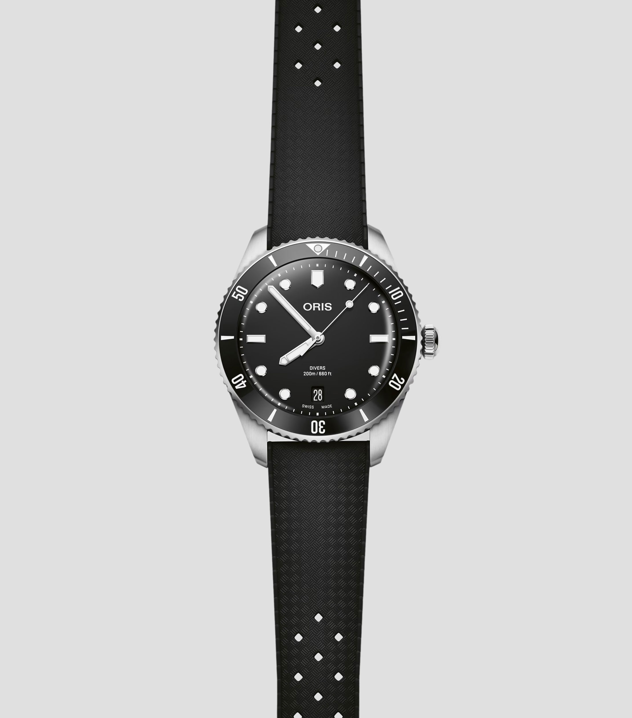 Reloj Divers Date para Hombre De vestir Negro