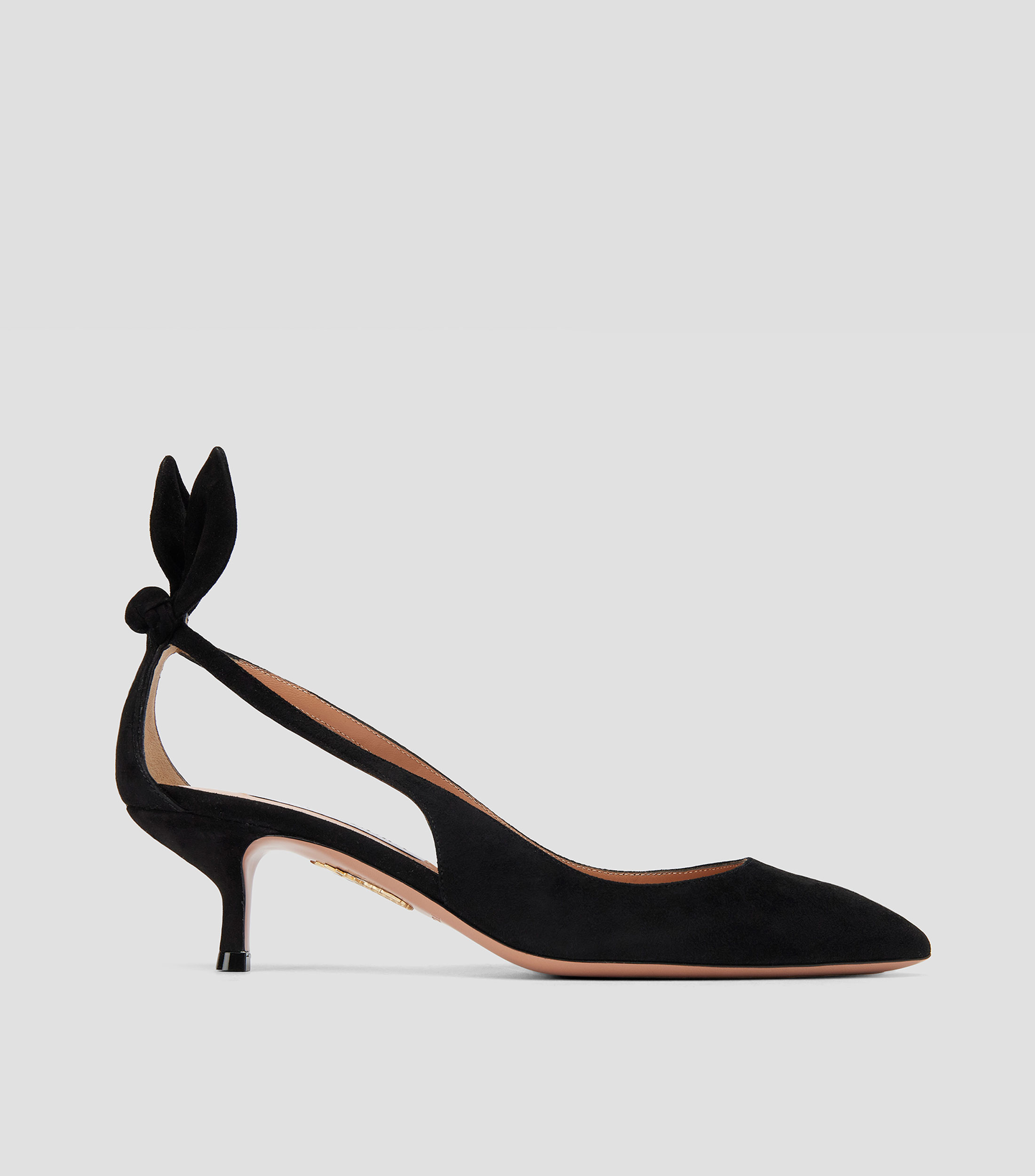 Zapatillas Pump con tacon medio de aguja Bow Tie Mujer