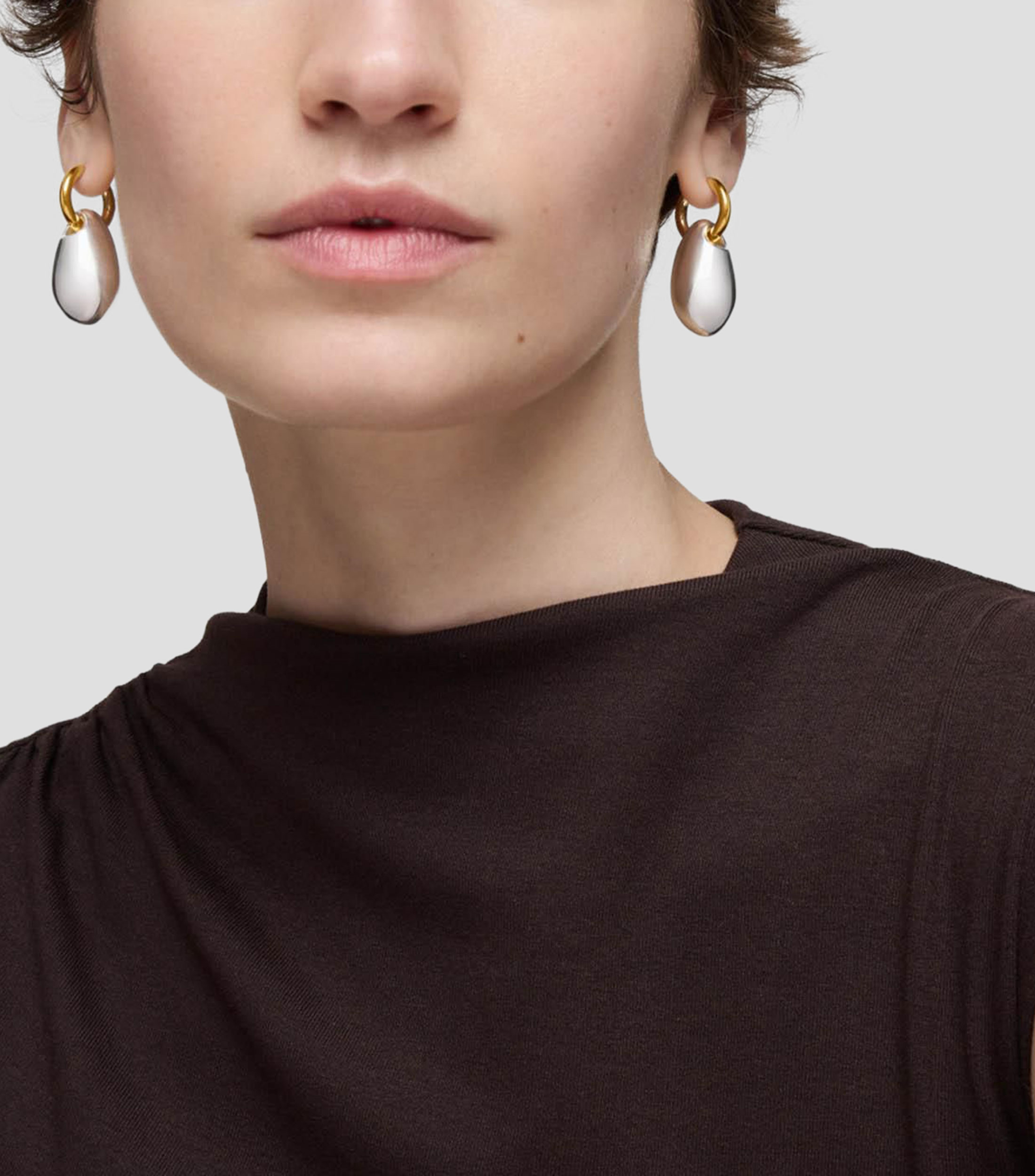 Aretes en plata Warm Mujer