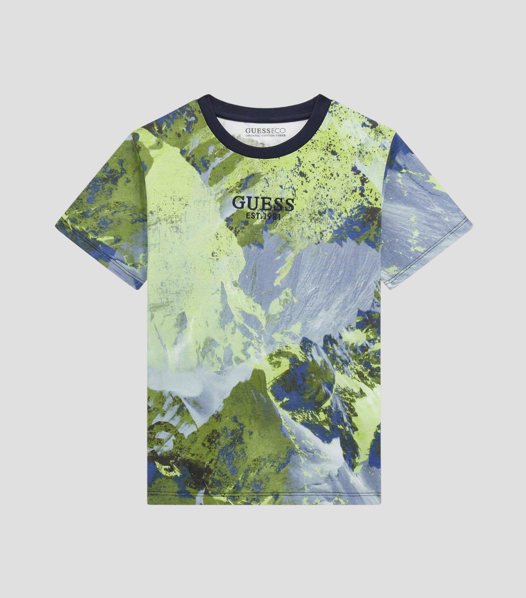 Playera de cuello redondo con manga corta Niño