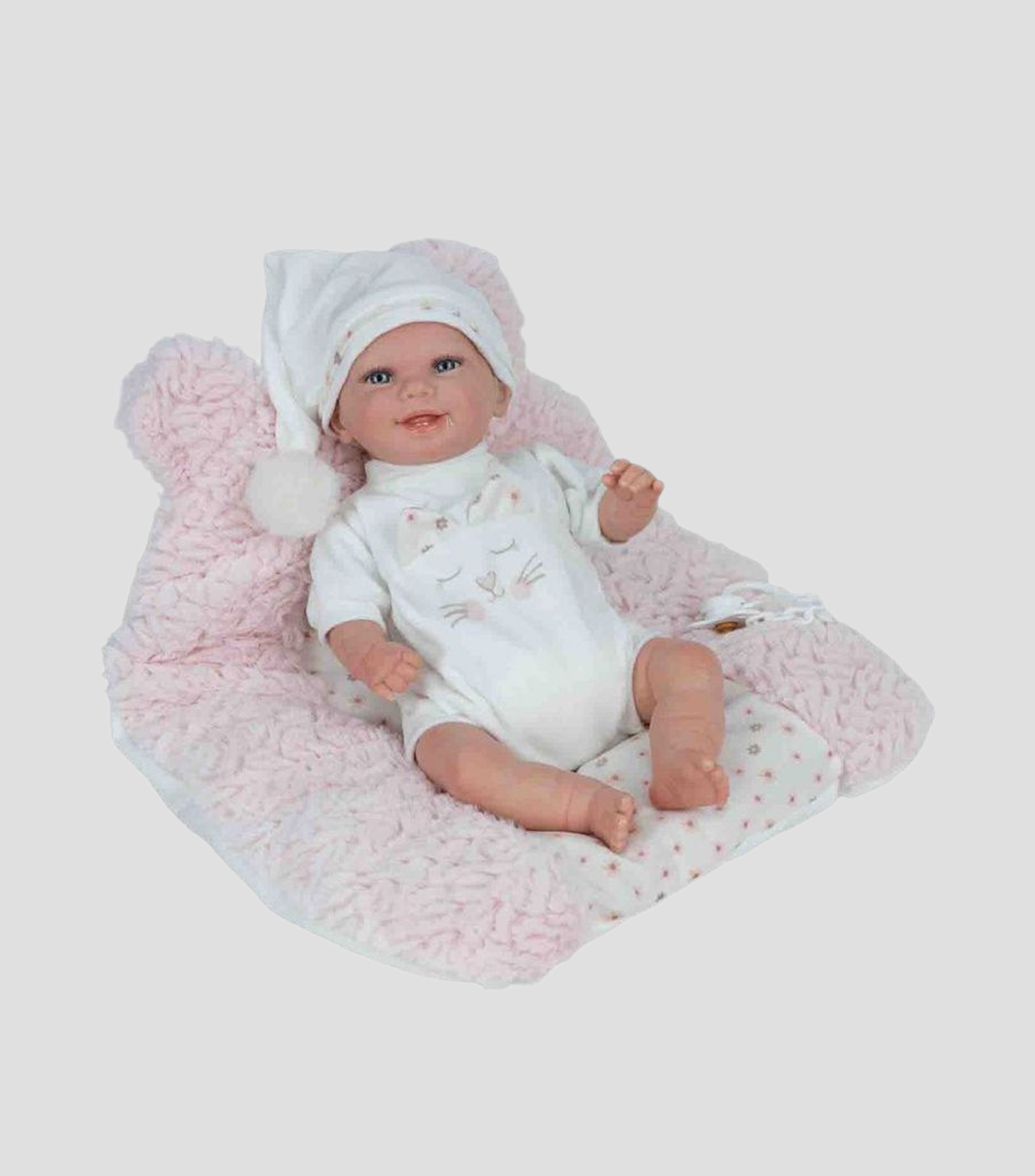 Muñeca Elegance Mar Rosa con cojín