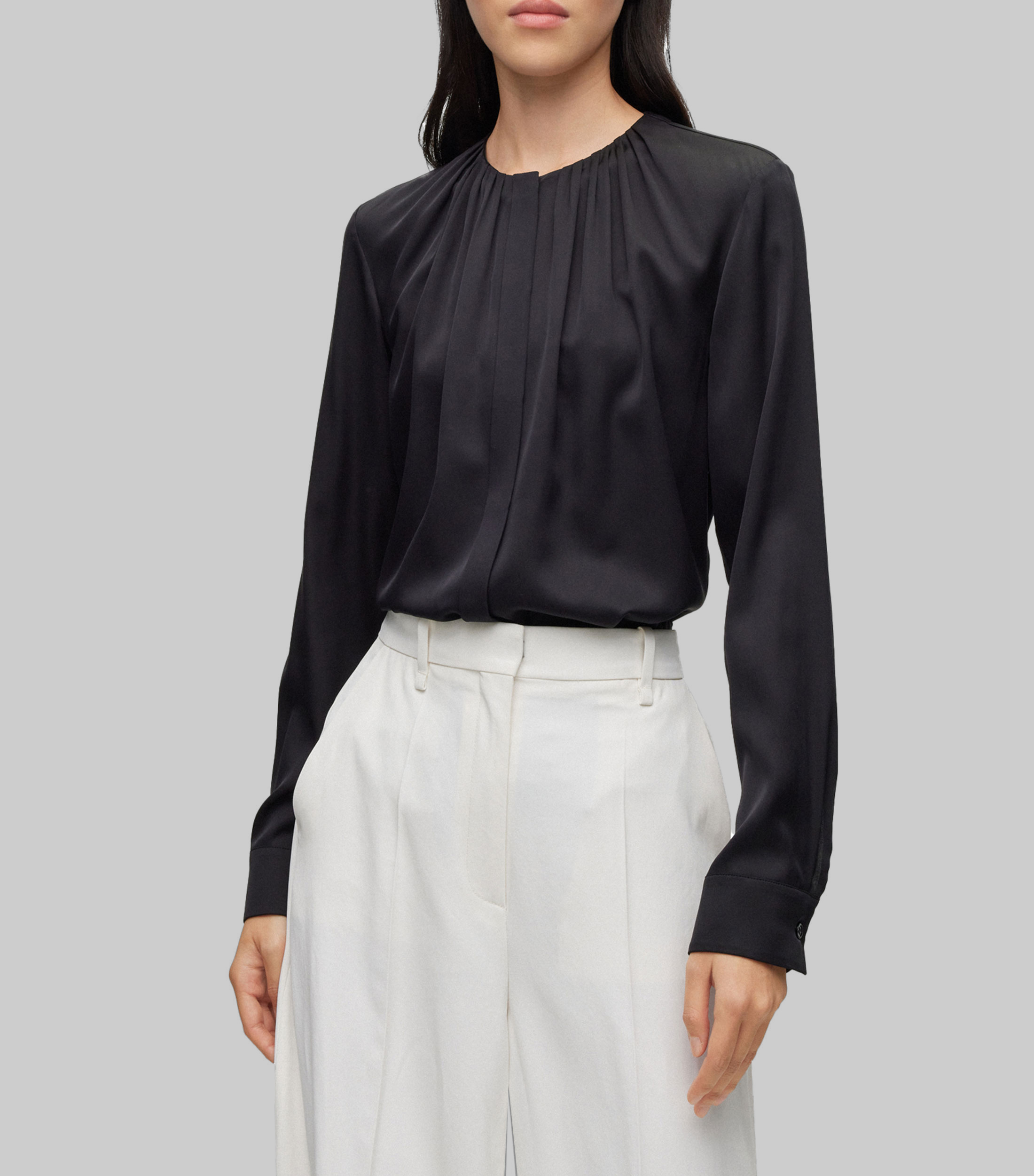 Blusa manga larga Mujer
