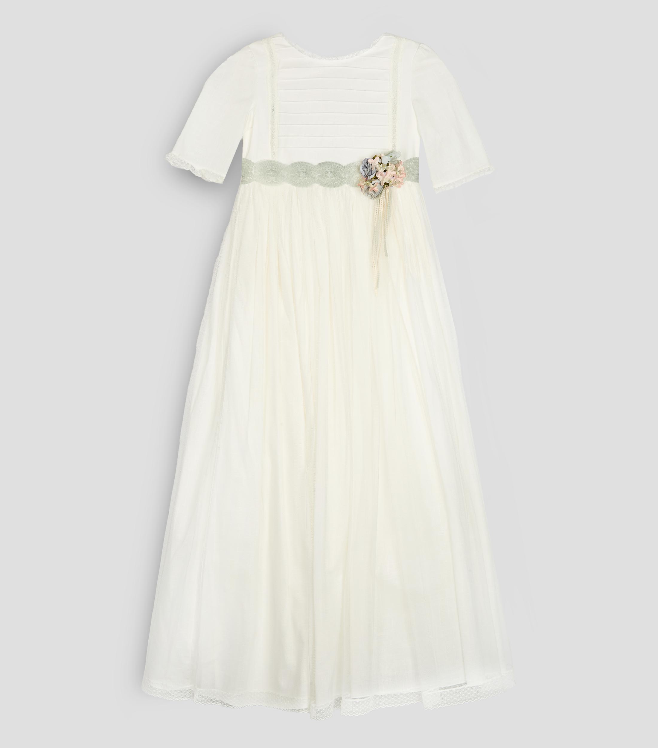 Vestido de primera comunión liso Niña