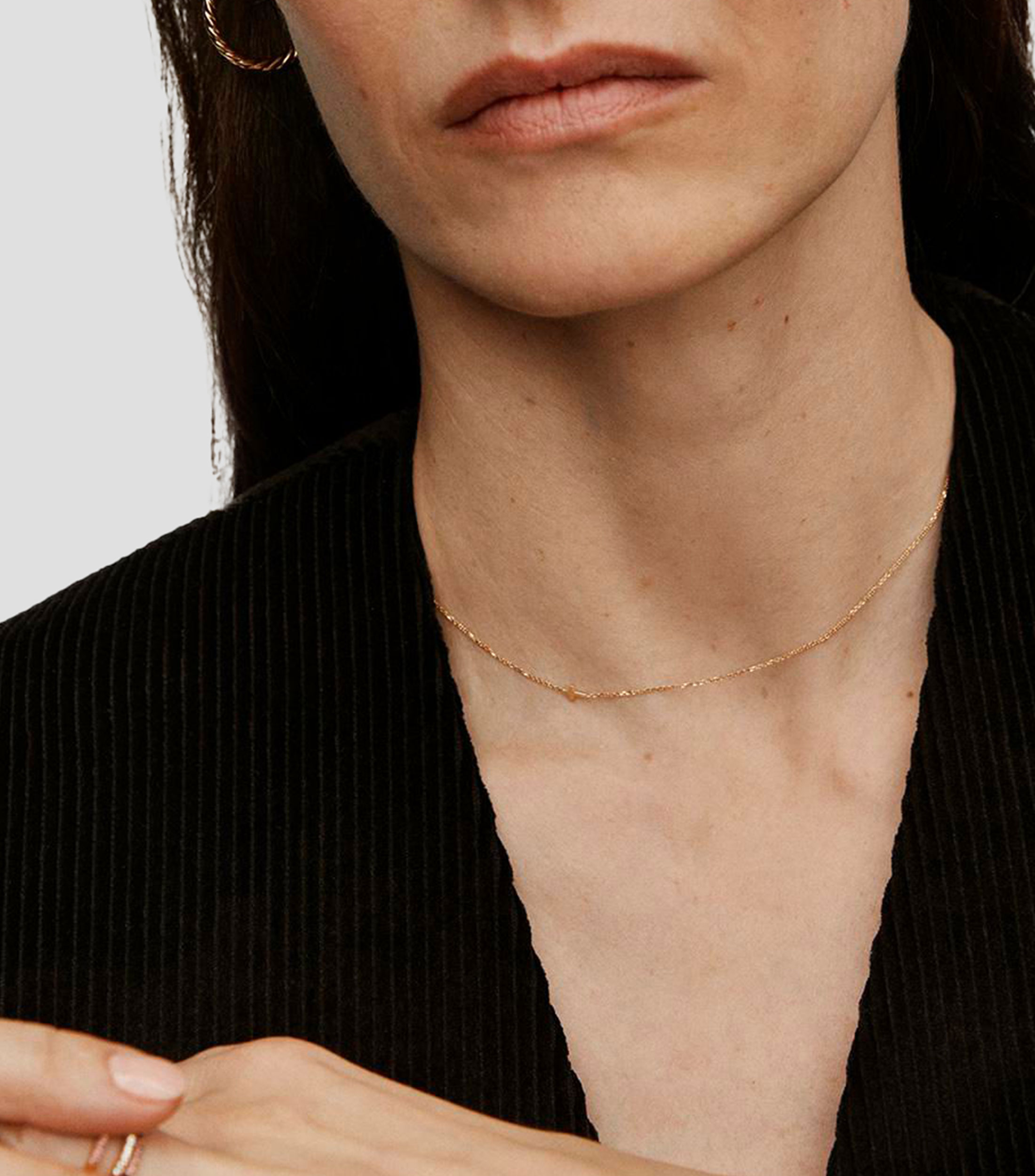 Collar en plata Goldie Mujer