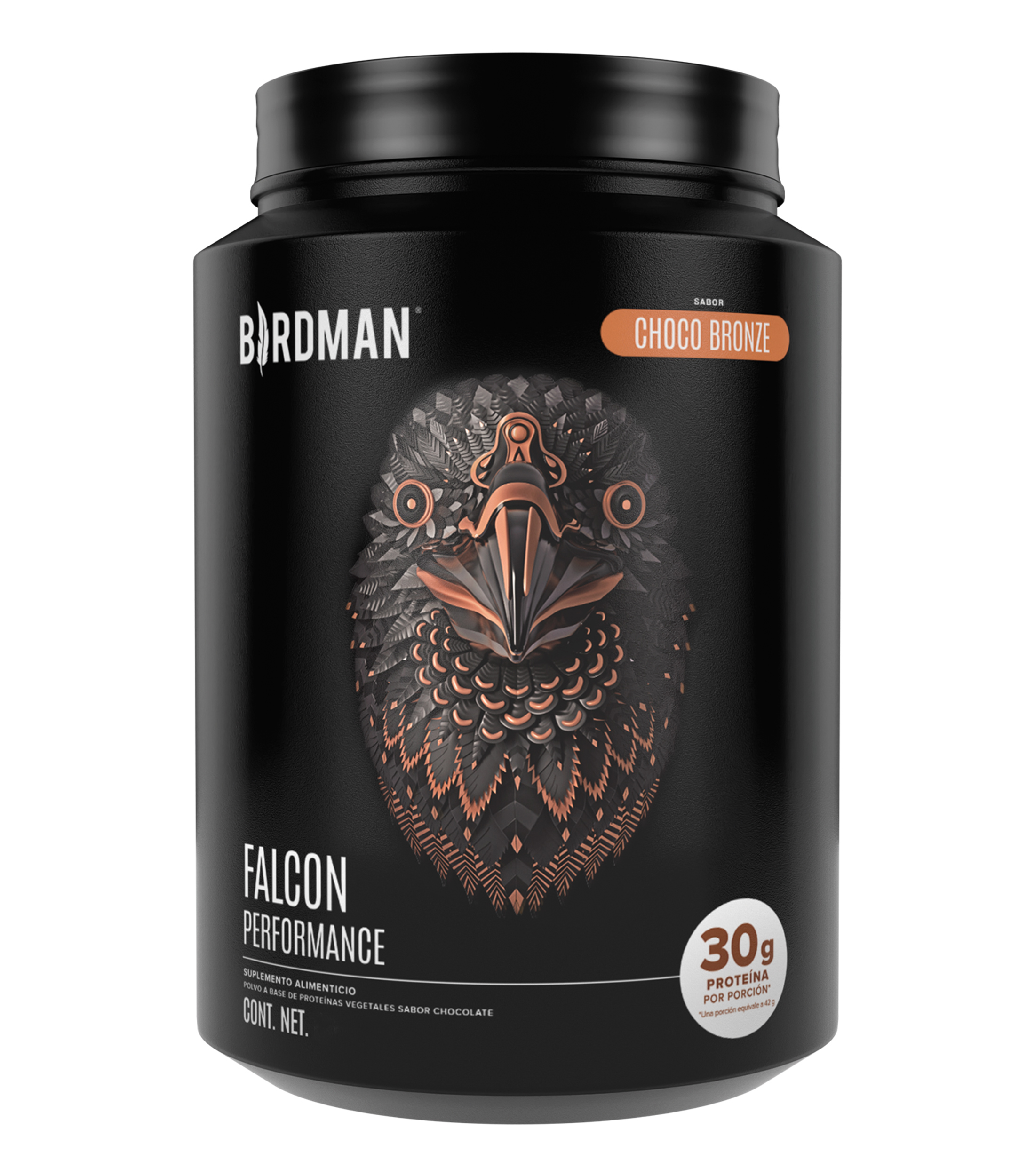 Proteína vegetal Falcon Performance Choco Bronze, 1140 g