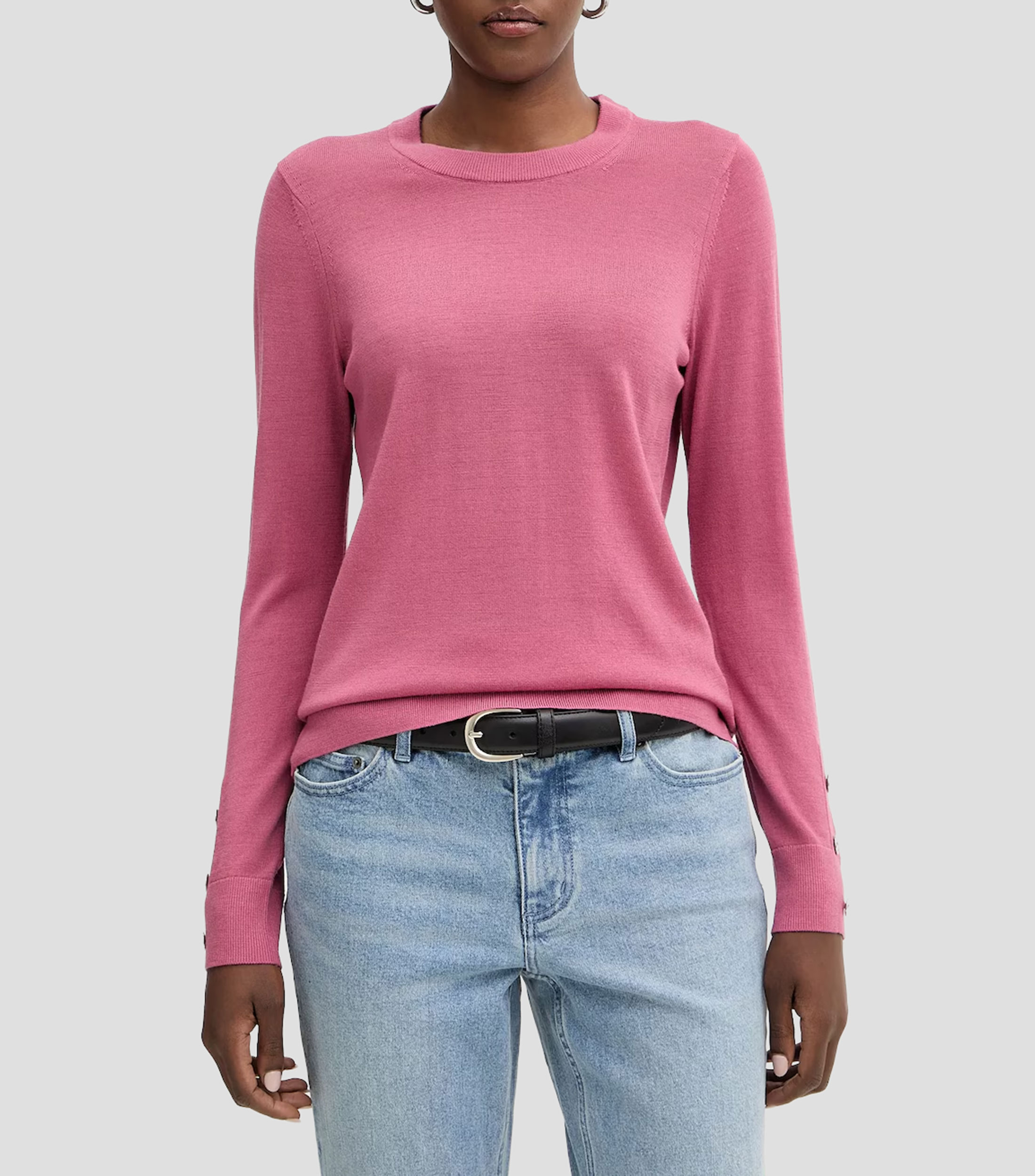 Suéter cuello redondo Mujer