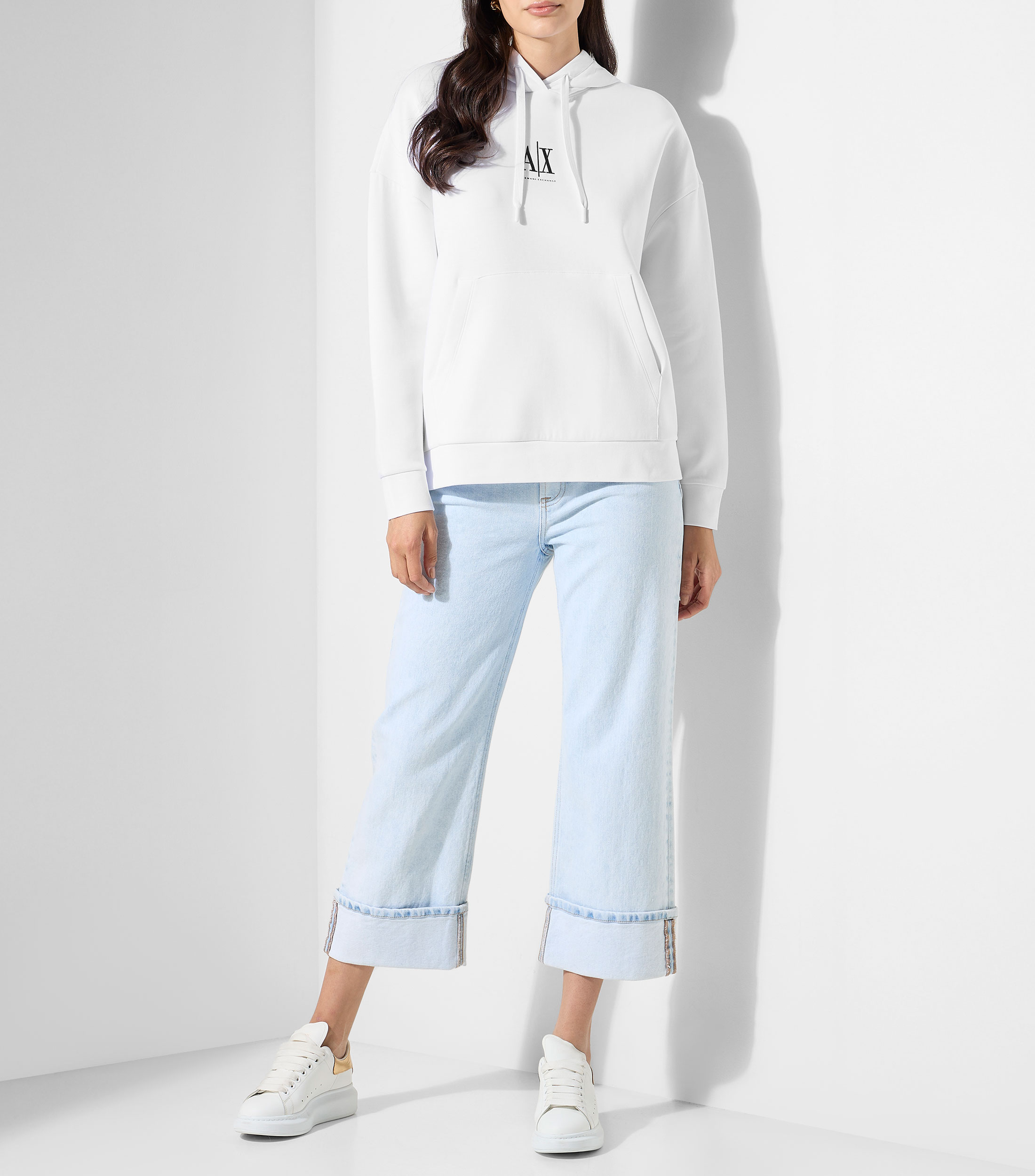Sudadera canguro con capucha Mujer