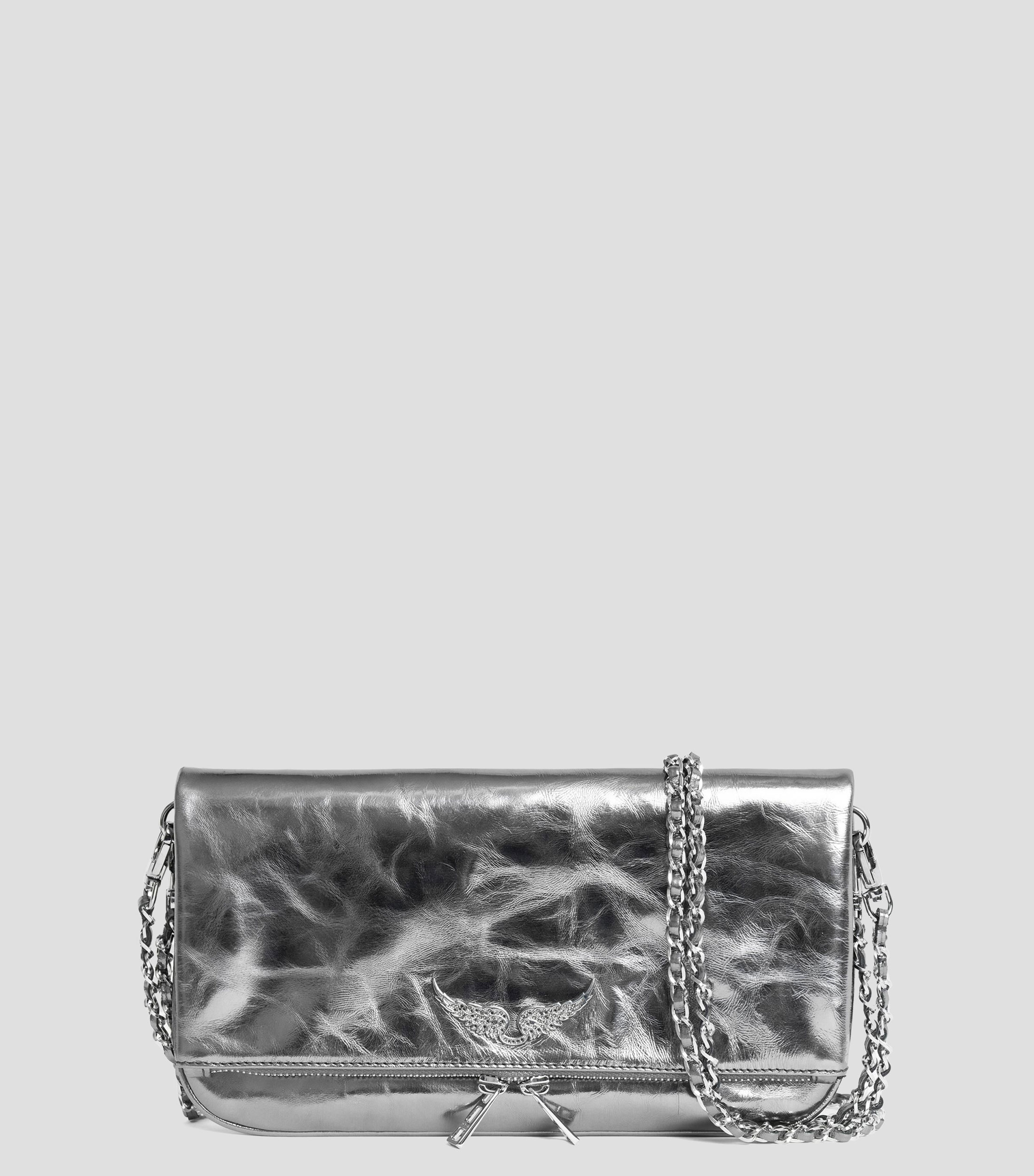 Bolsa Crossbody en piel Rock Vintage lisa Mujer