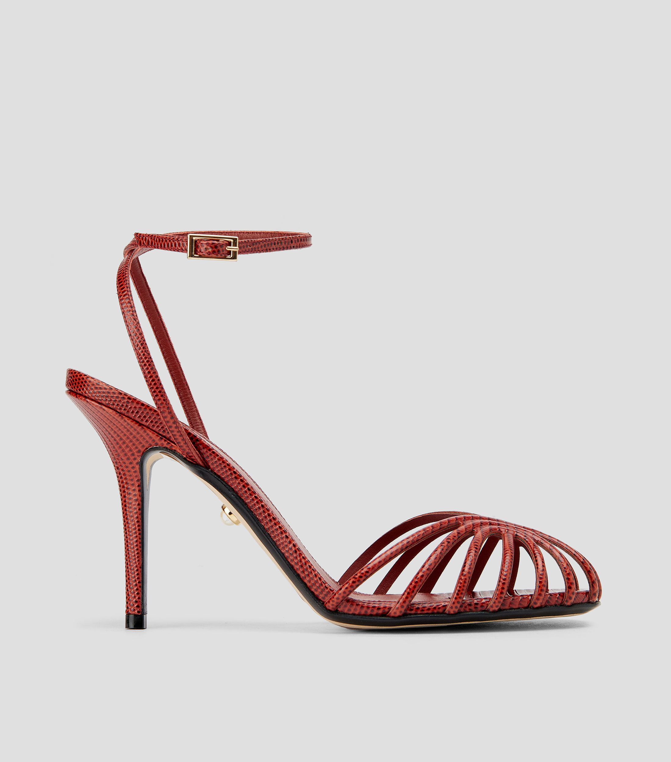Zapatillas con tacón alto de aguja Mujer