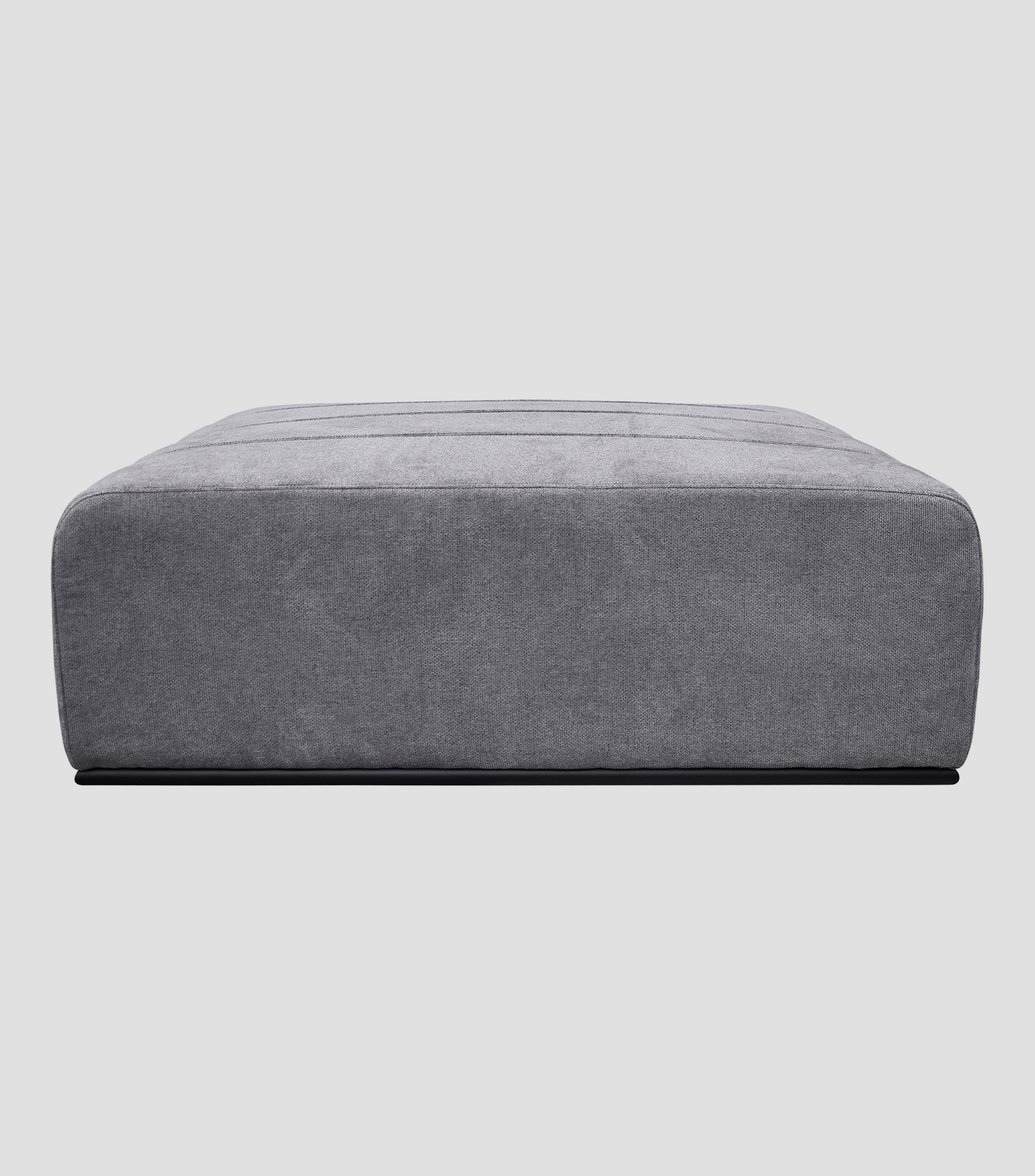 Taburete Otomano Dorian Tela gris