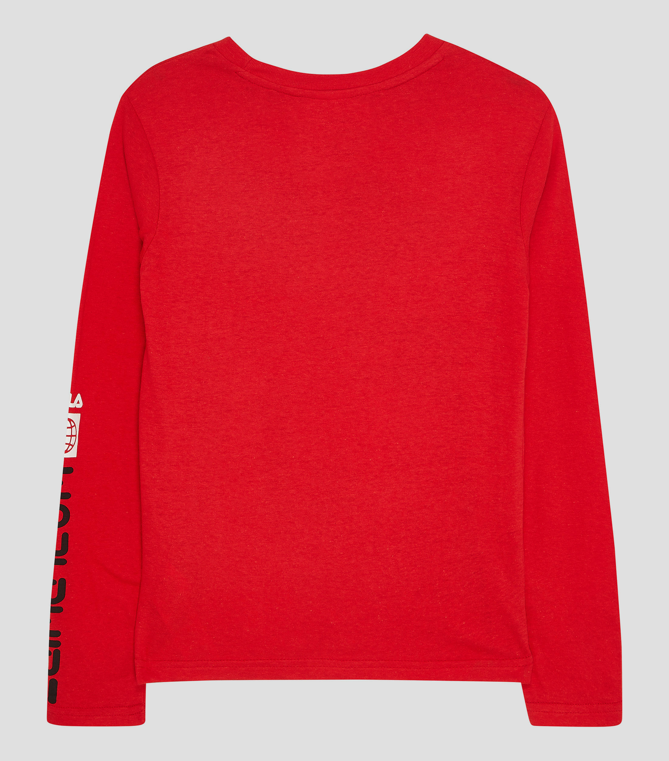 Playera de cuello redondo y manga larga Niño