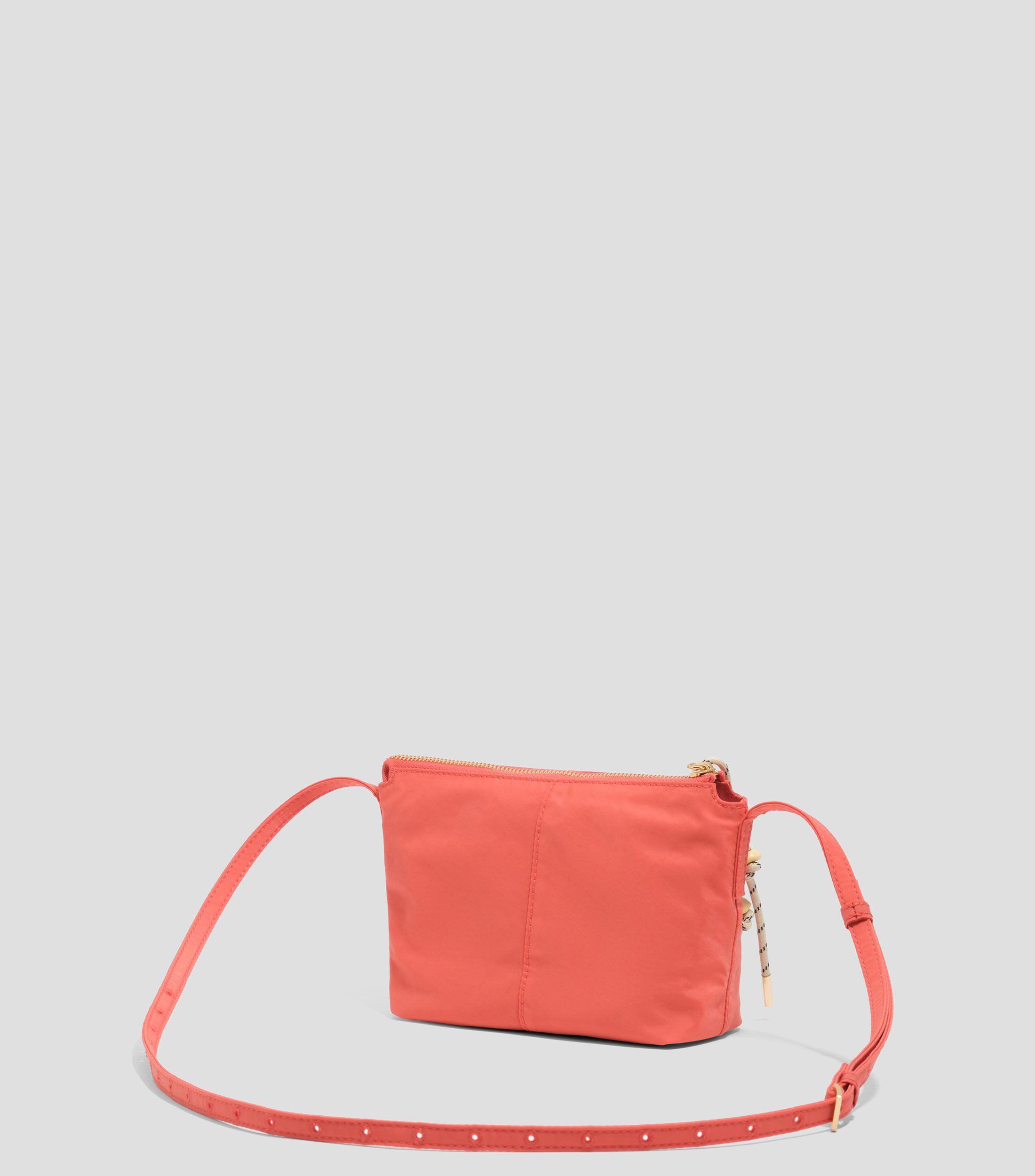 Bolsa mini nylon coral Mujer