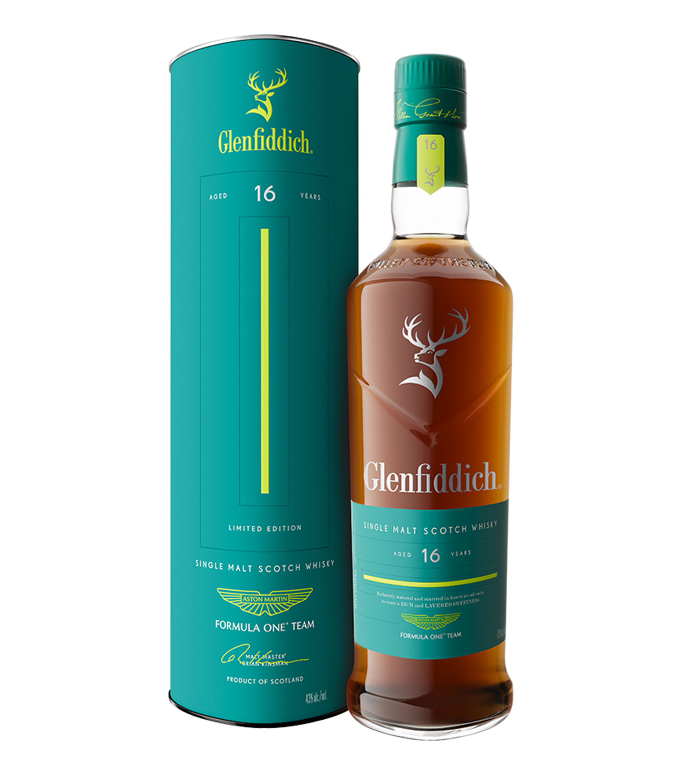 Whisky Glenfiddich 16 Aston Martín, 750ml