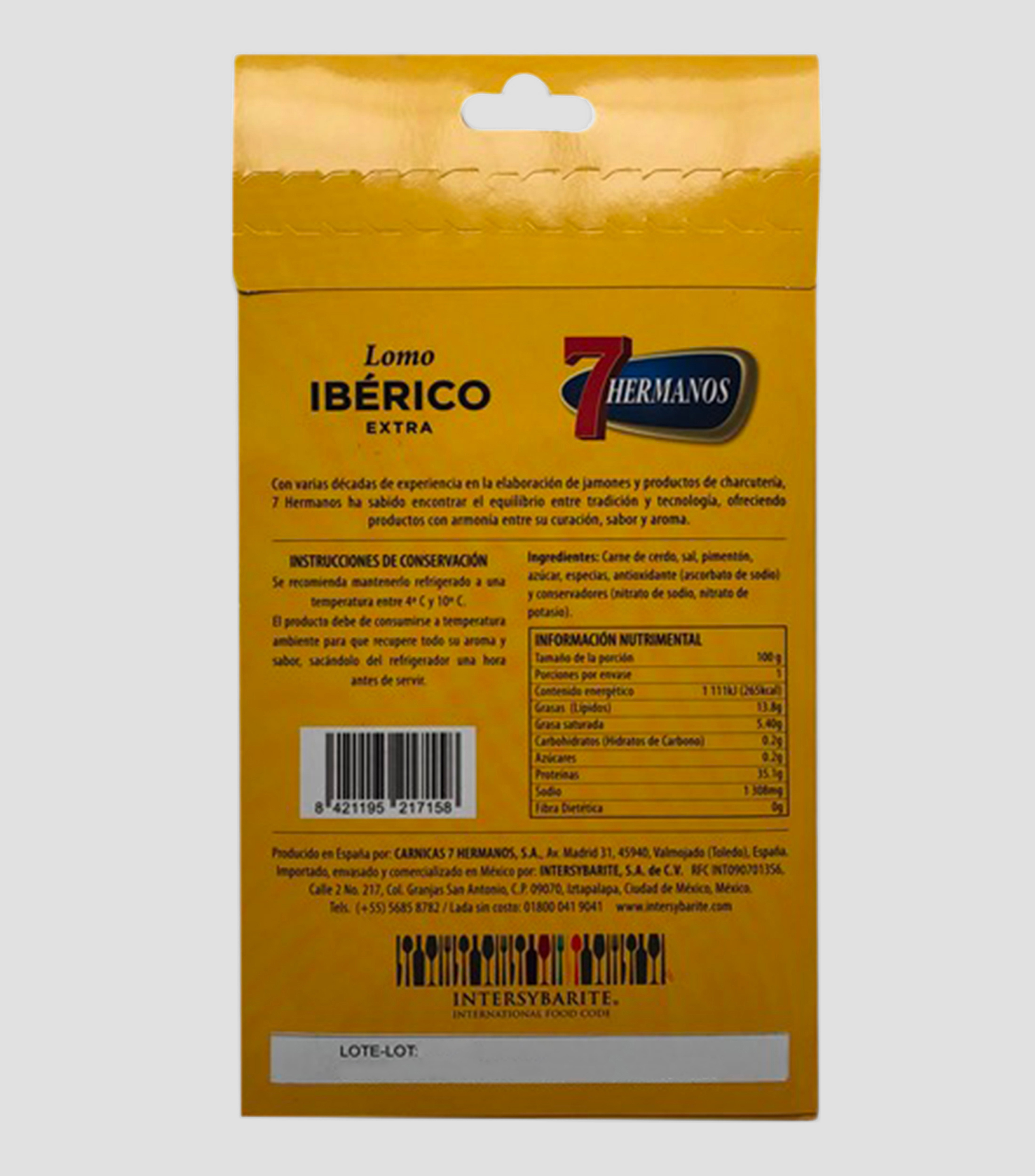 Lomo Ibérico Extra, 100 g