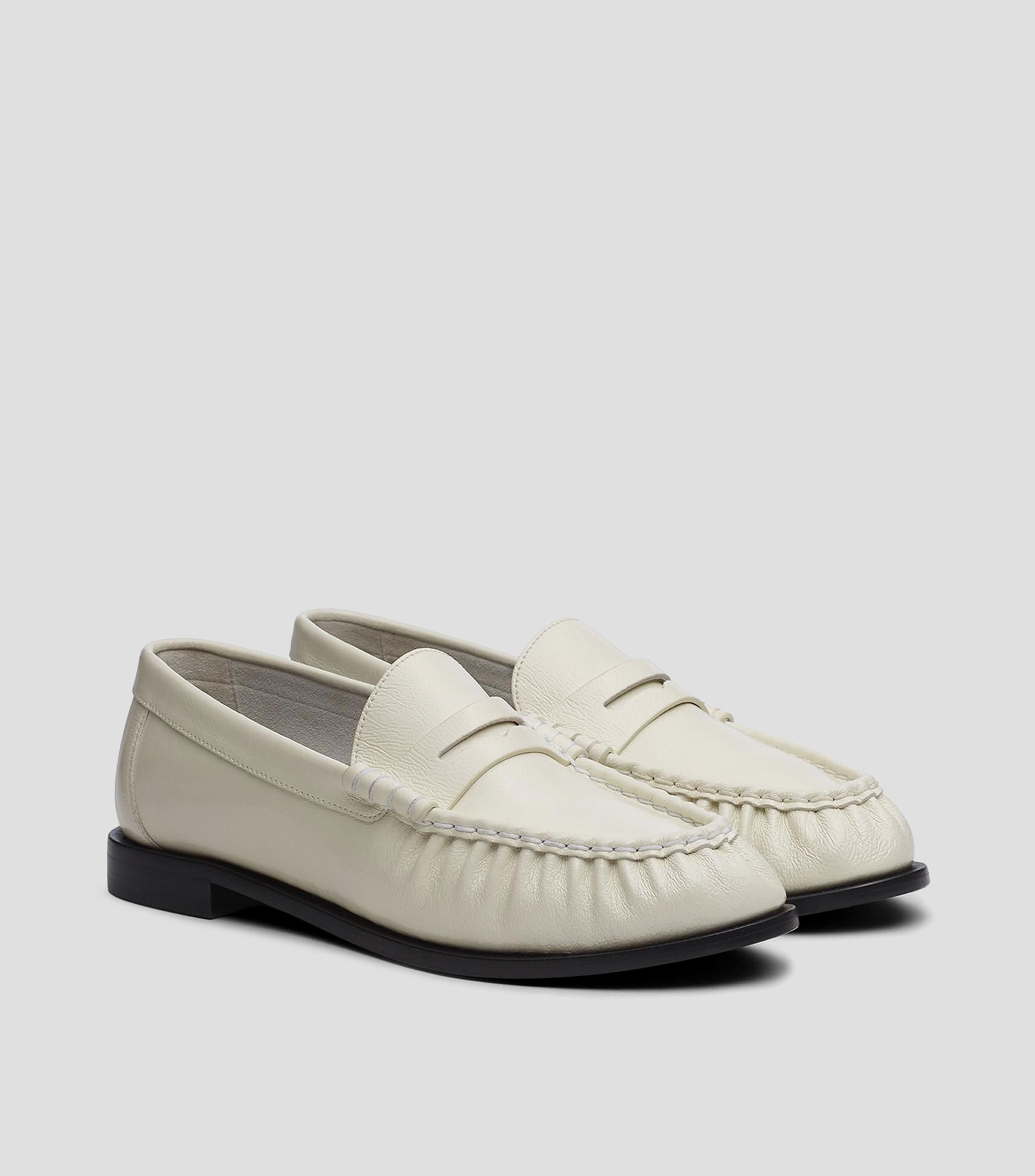 Mocasines Lexi en piel con cinta Mujer