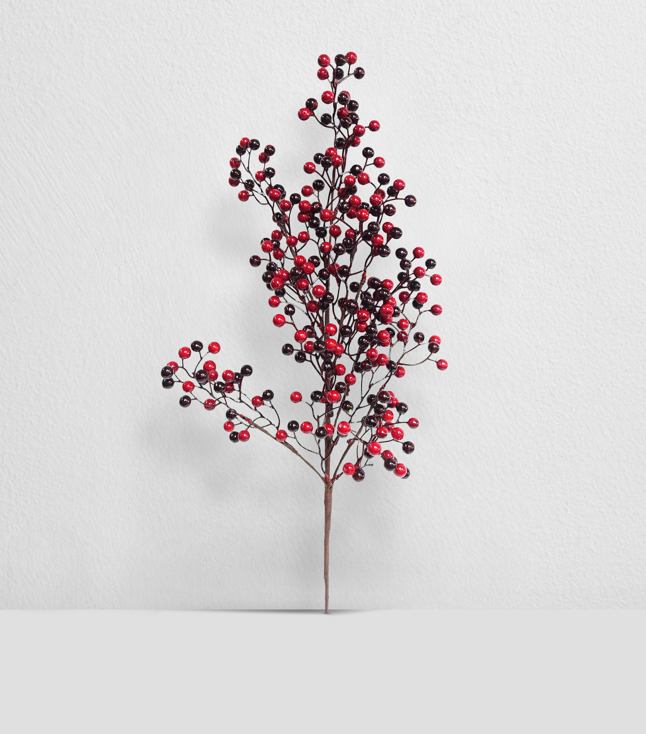 Vara decorativa navideña Berries Wine Cherry