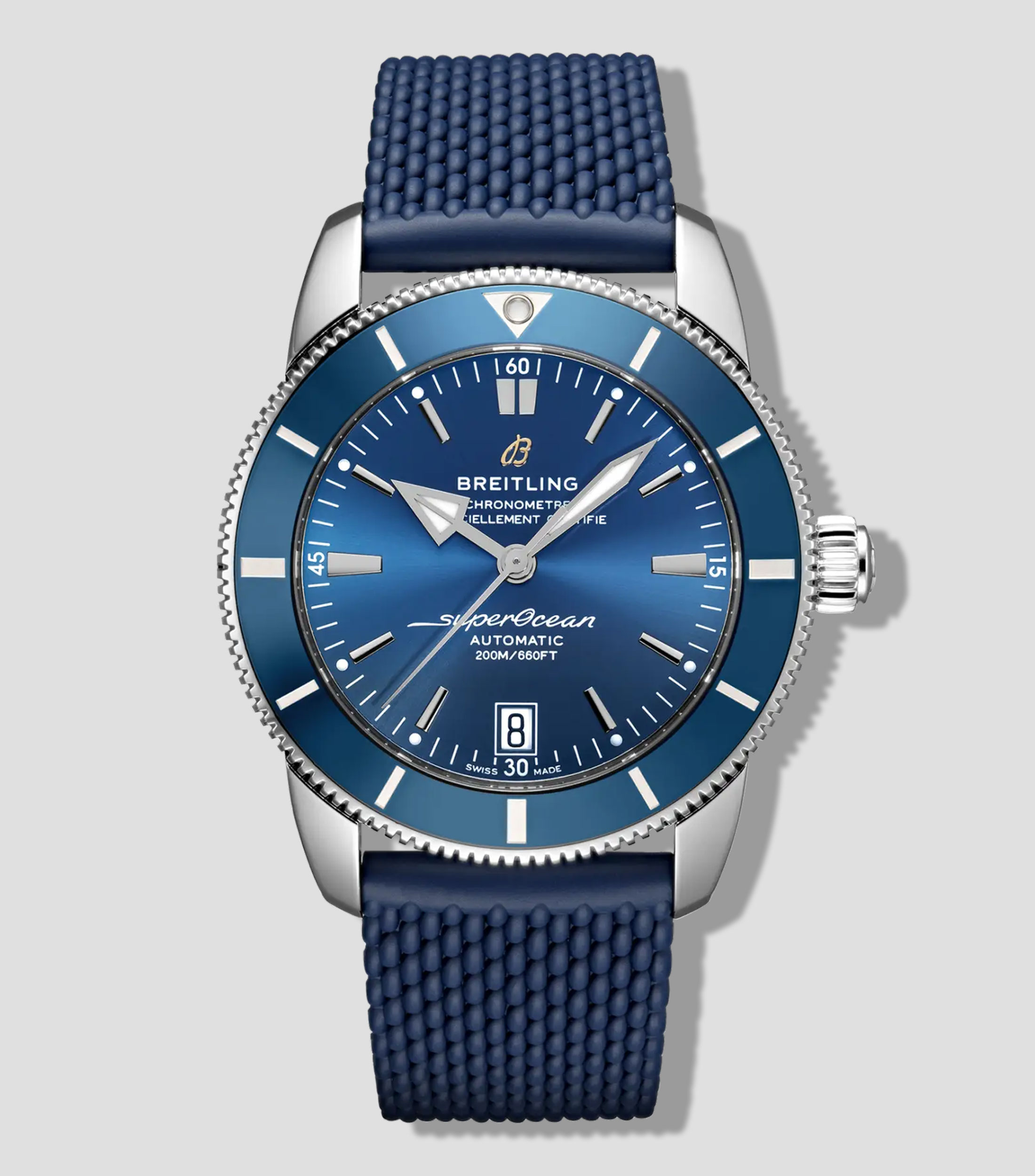 Reloj para Hombre Superocean Heritage Deportivo Plateado, Azul