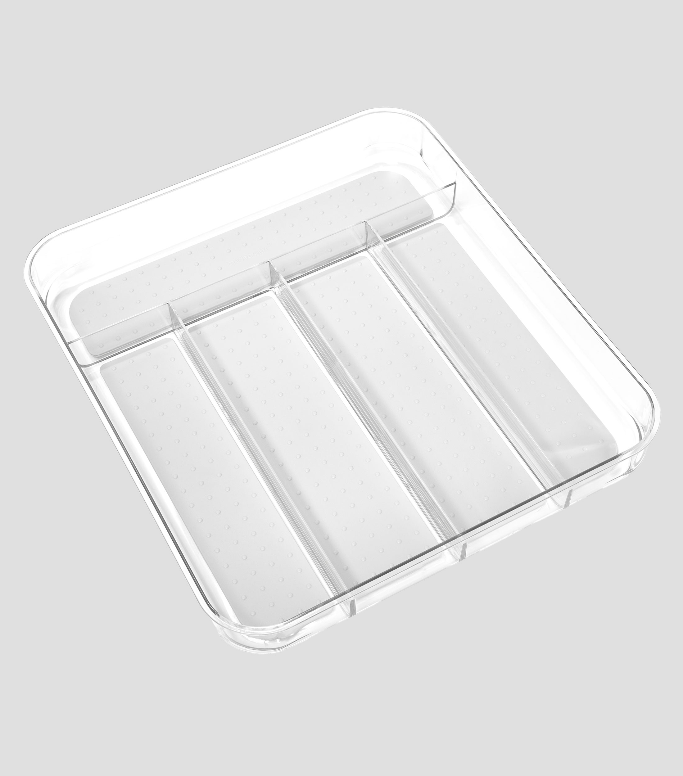 Organizador de cubiertos transparente