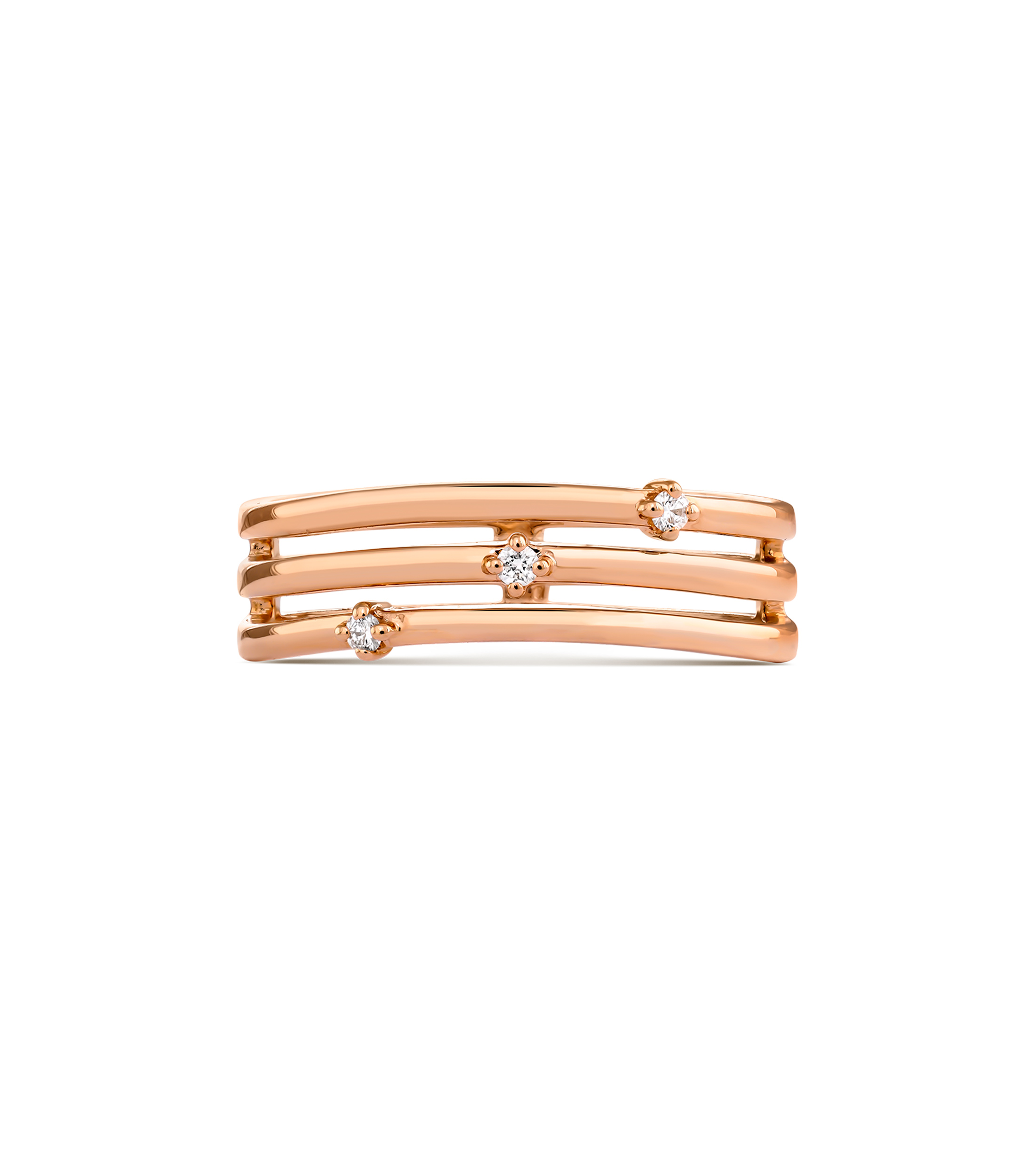 Anillo en Oro rosa 18 Kts Idalia Talla 13 Mujer