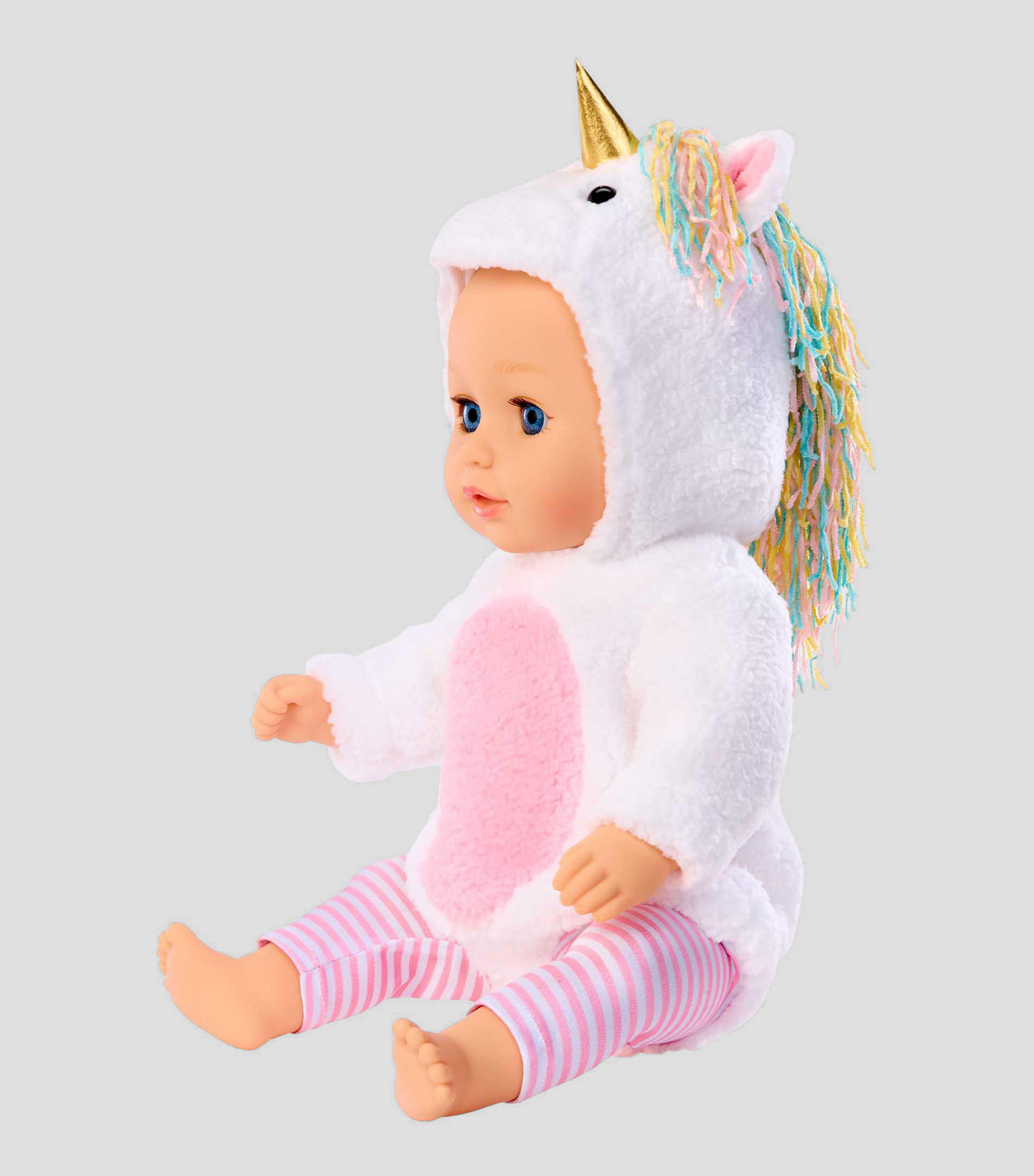 Muñeca Baby born Bedtime Doll Unicorn Outfit Blue Eyes