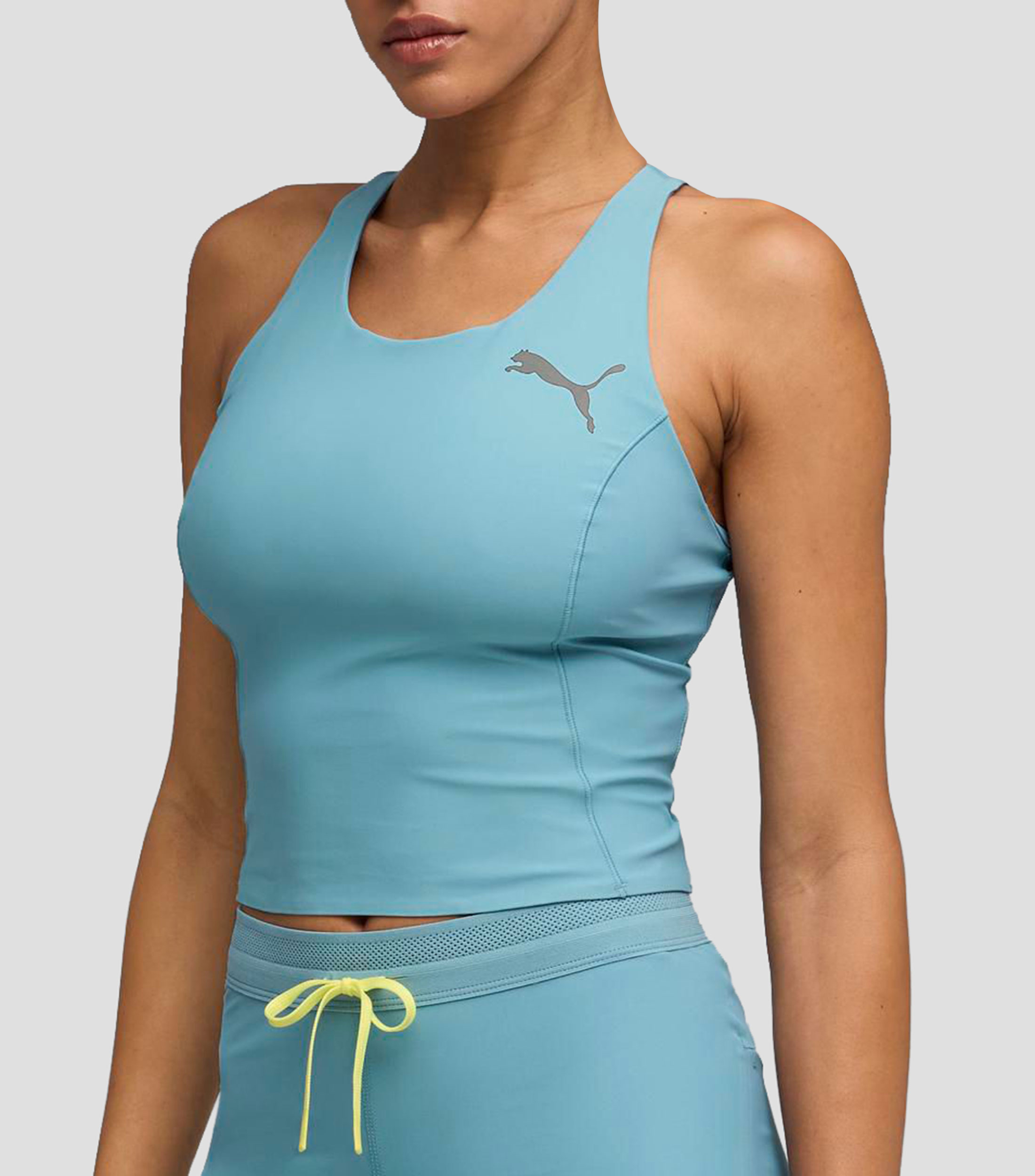 Tank deportivo para entrenamiento Lightspeed liso Mujer