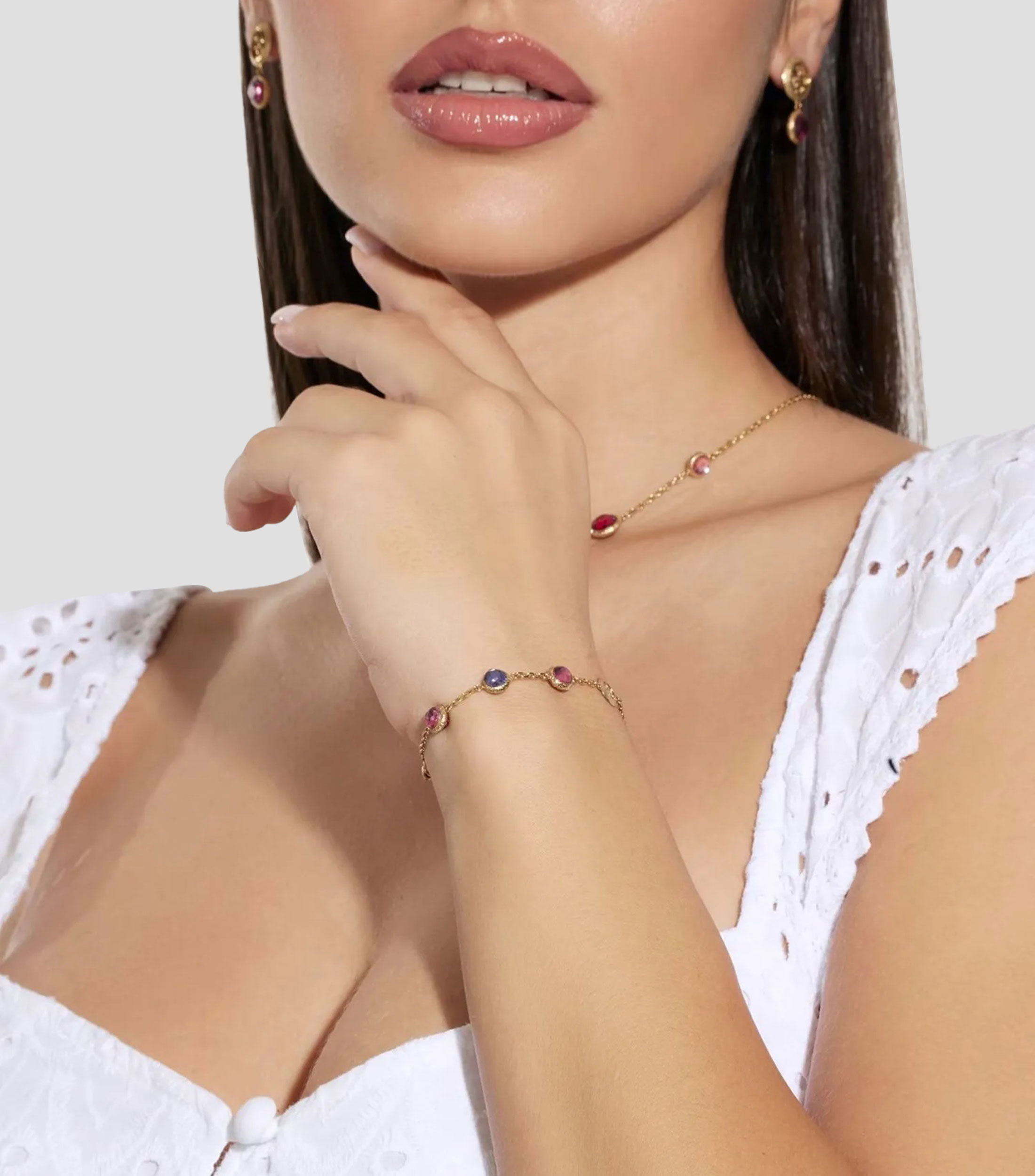 Pulsera Petra con circonias Mujer