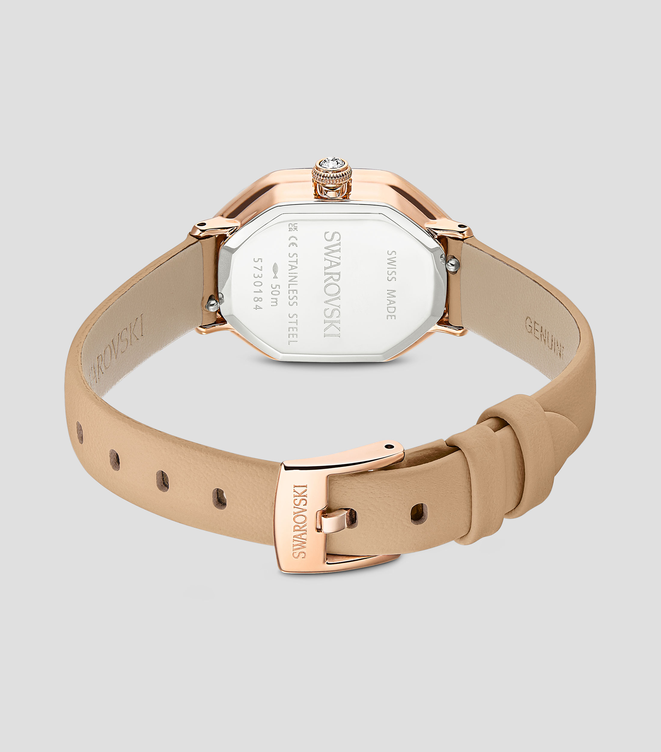 Reloj para mujer Dextera casual, tono oro rosa