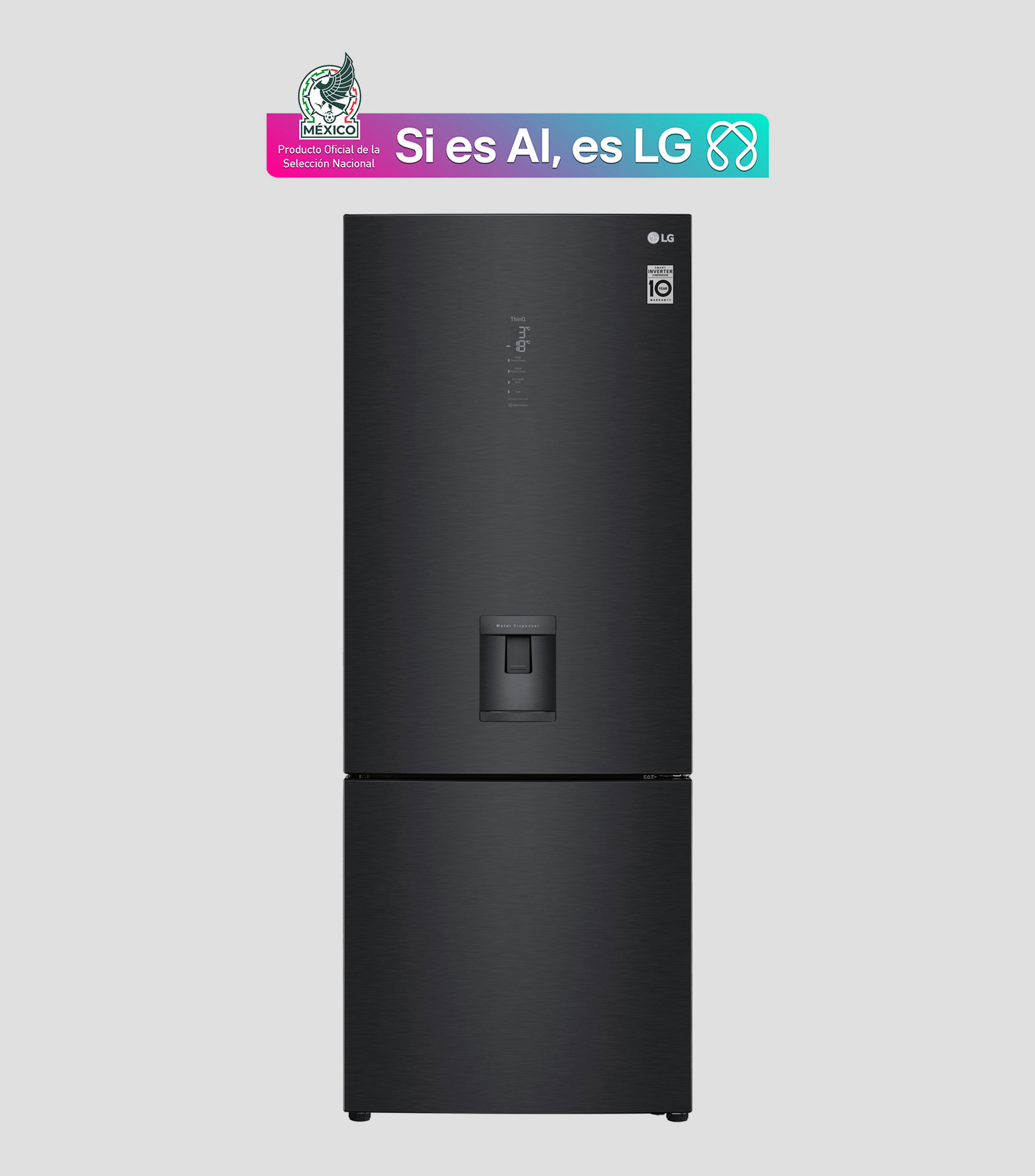 Refrigerador Bottom Mount 17 p3 GB45SPT Negro