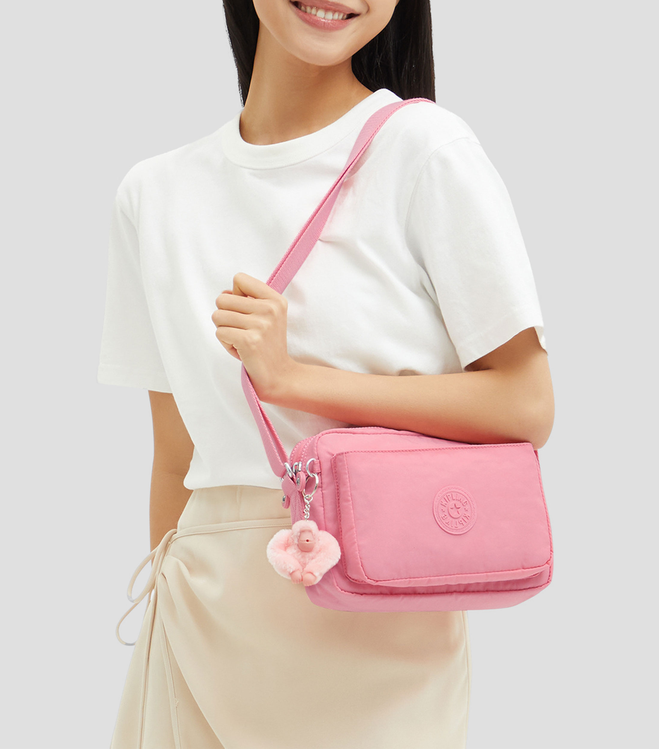 Bolsa crossbody rosa Abanu M Niña