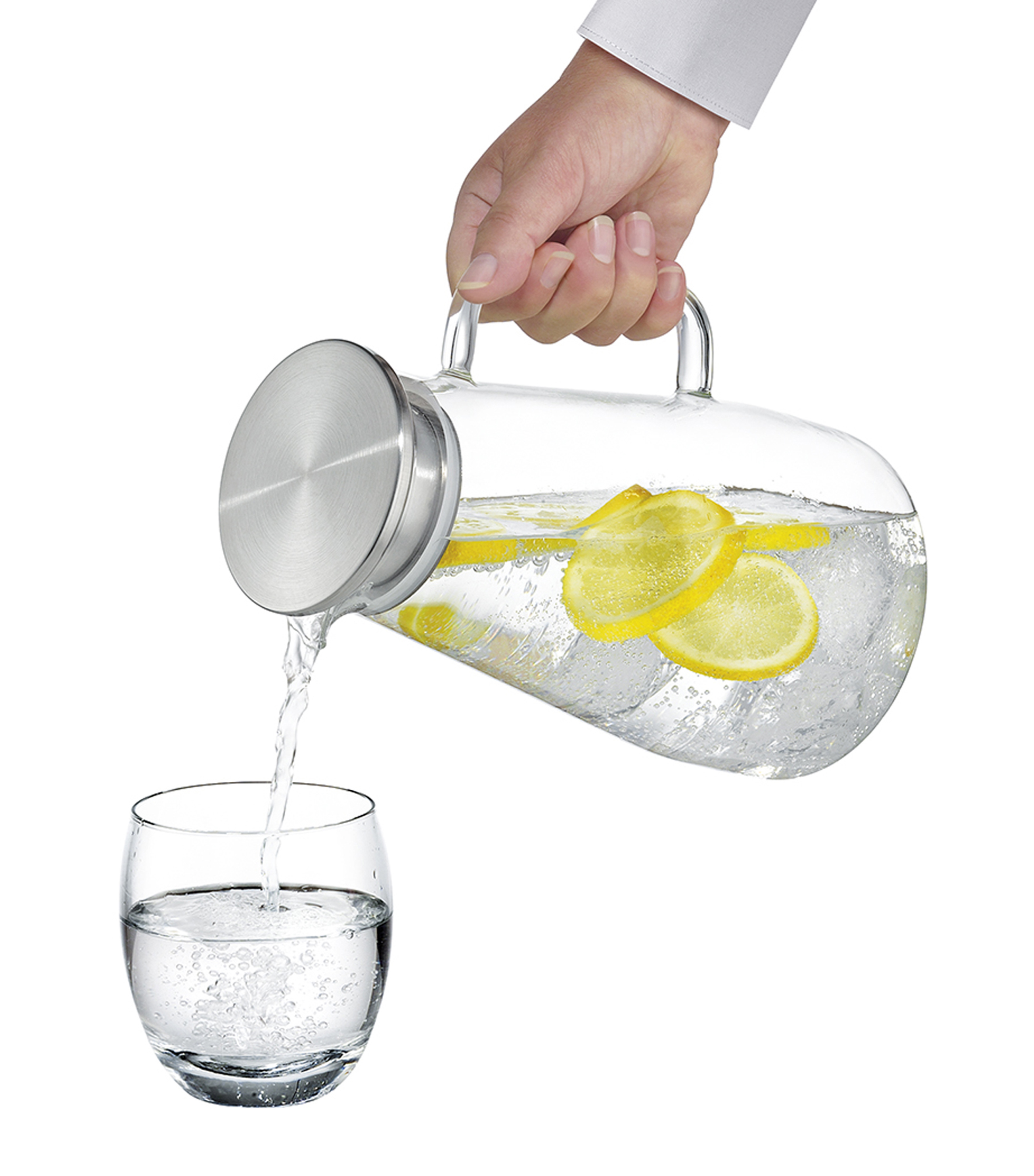 Jarra De Agua Con Colador De Acero