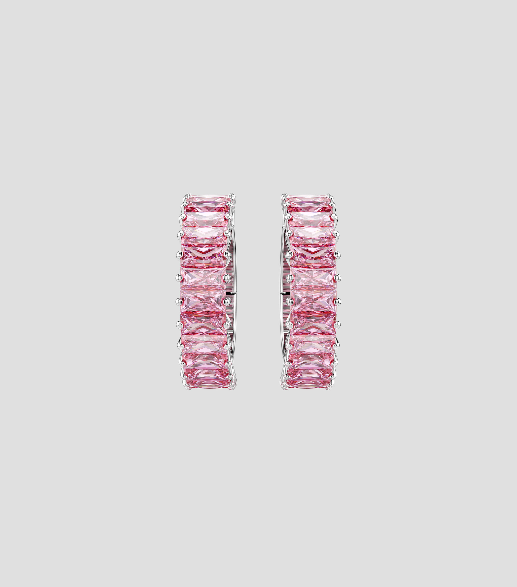Aretes con cristales Matrix Baguette Mujer