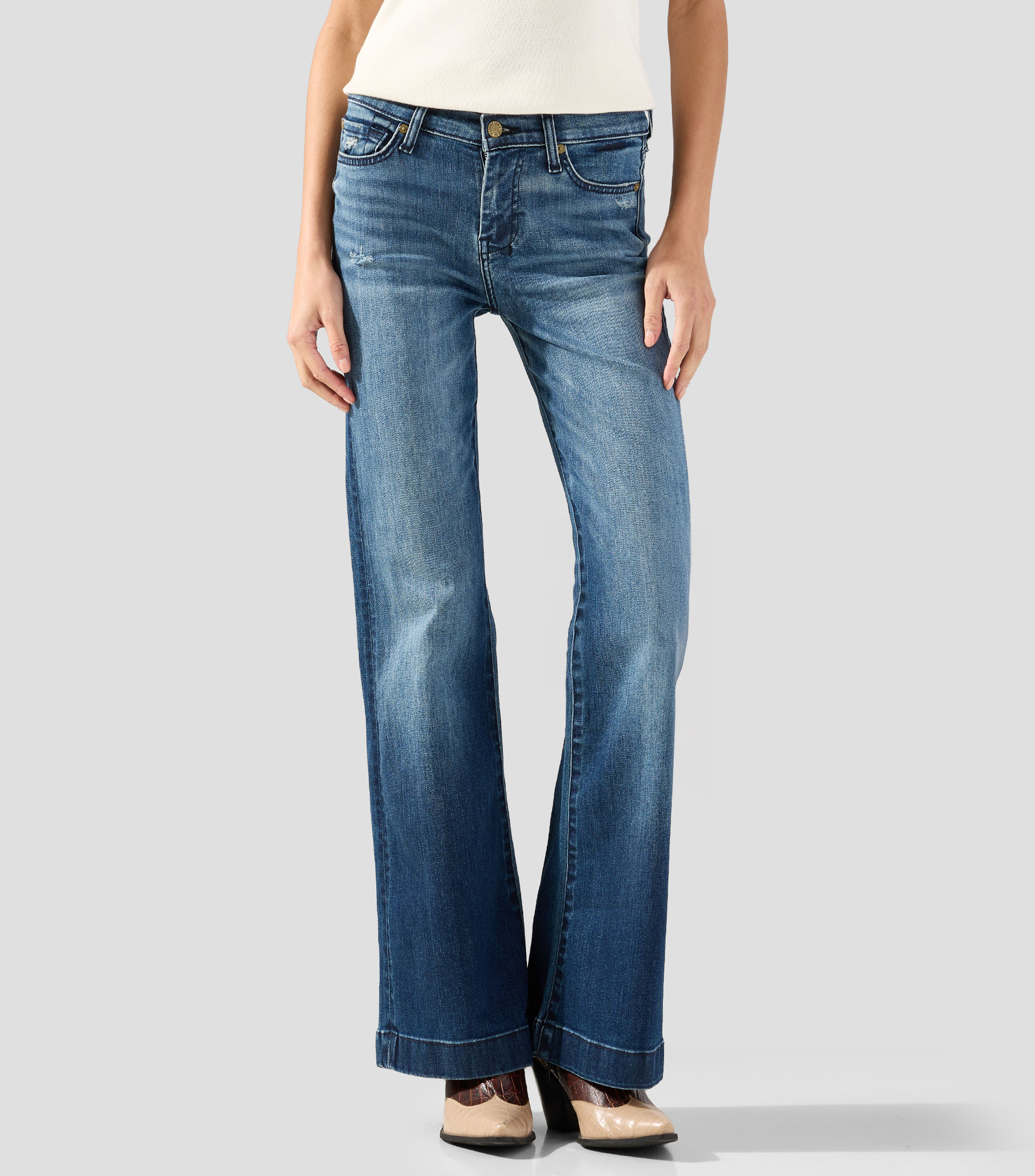 Jeans wideleg Mujer