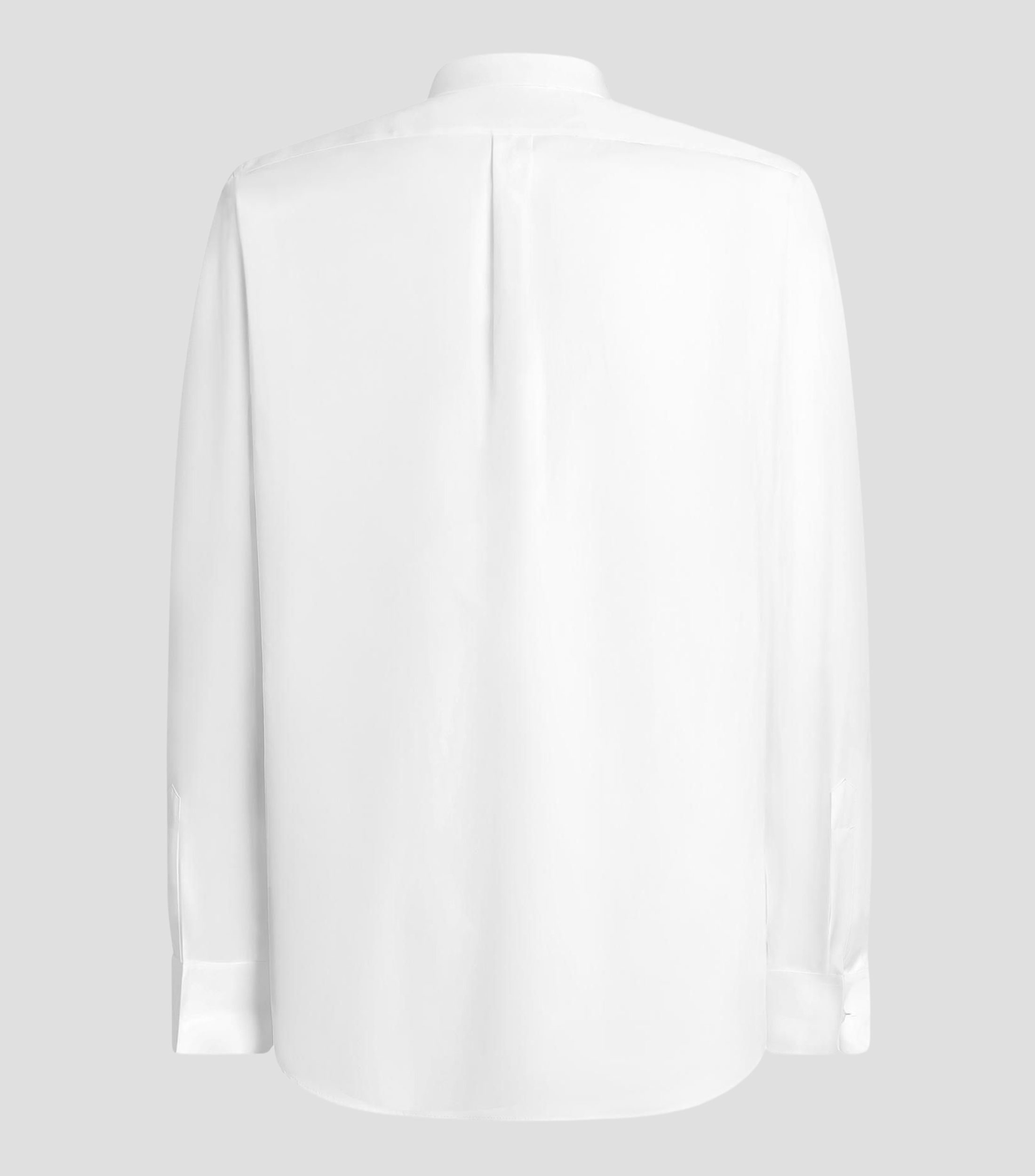 Camisa lisa manga larga Hombre