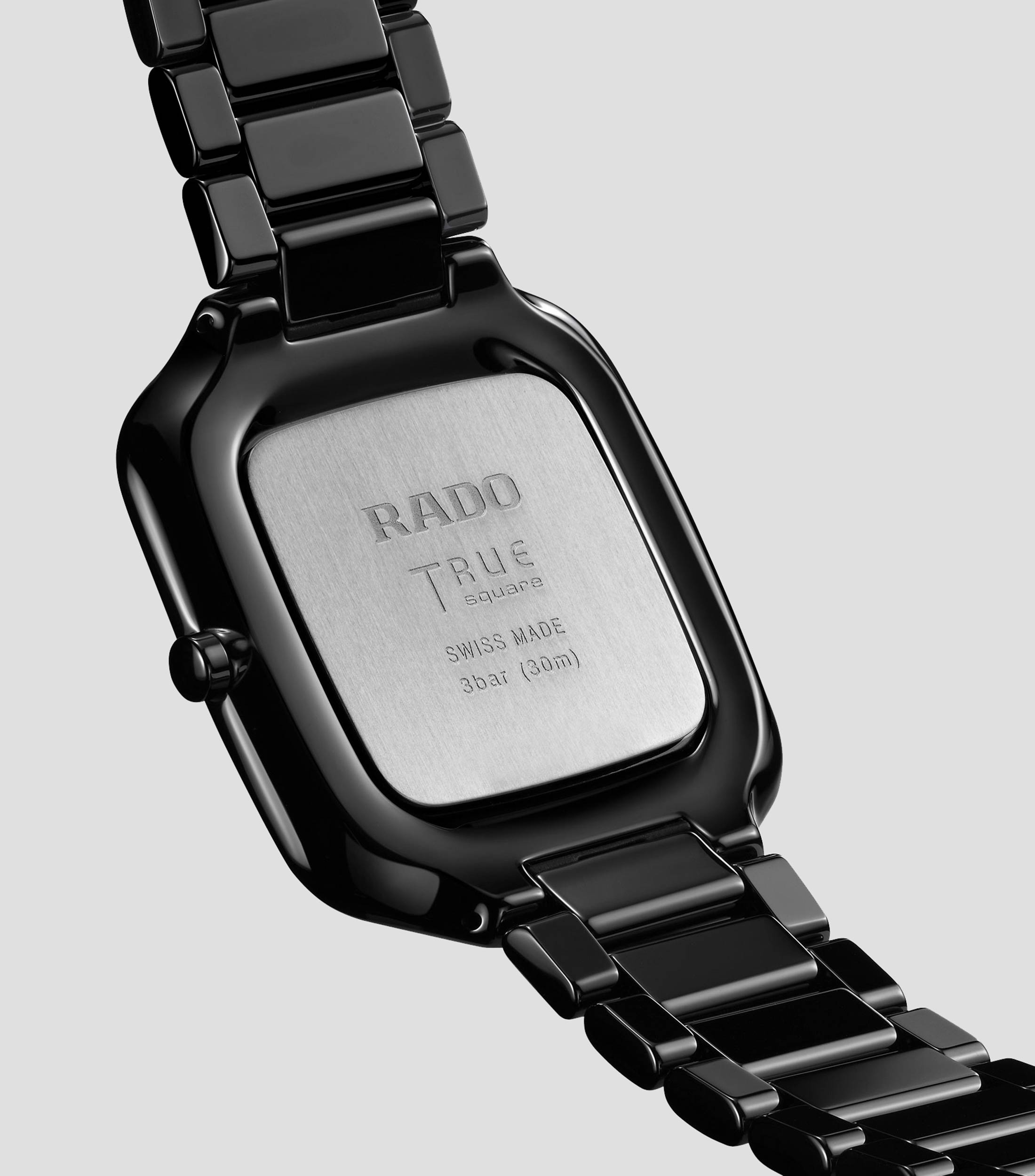 Reloj Unisex True Square Thinline casual negro