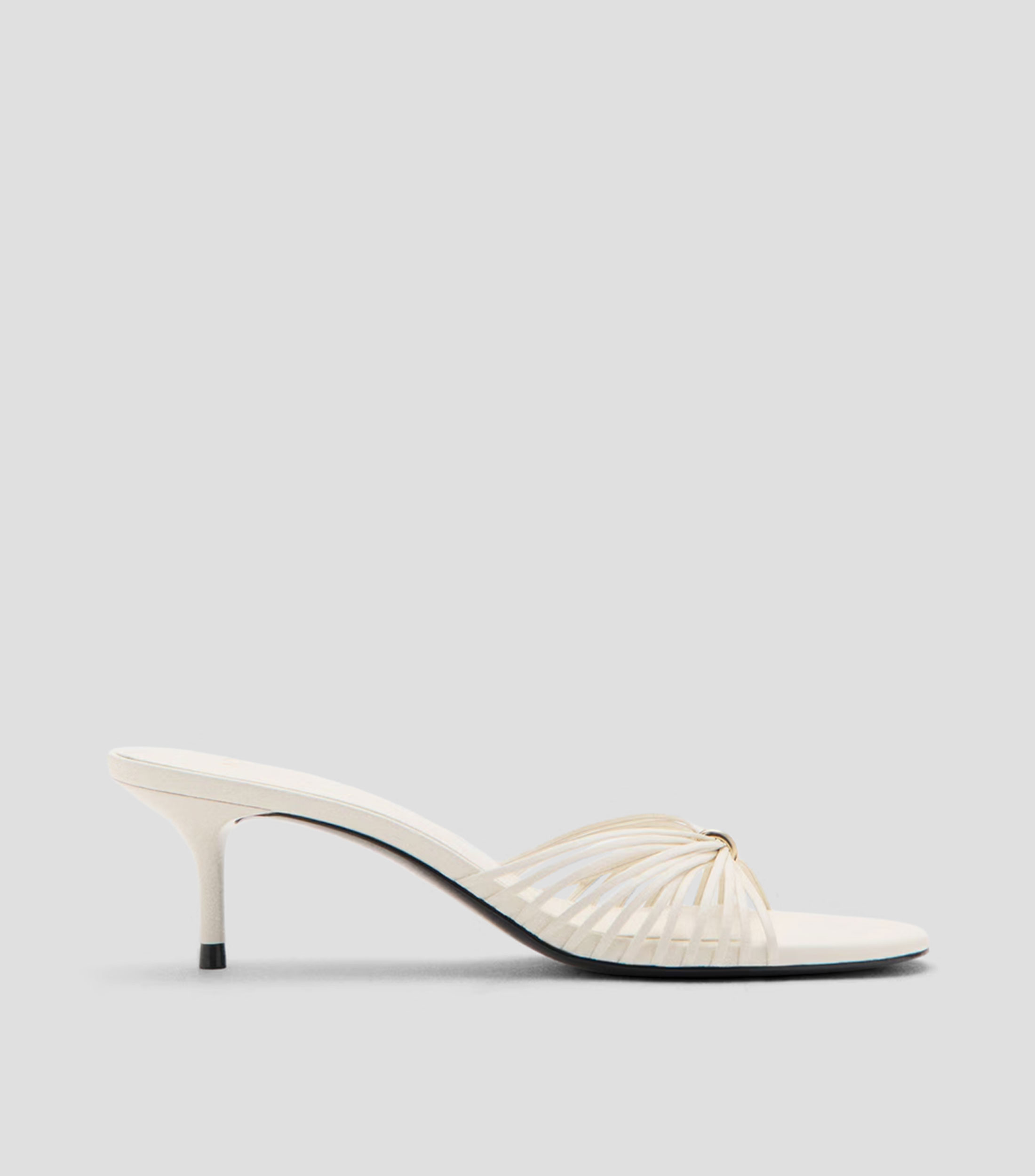 Sandalias con Tacón Bajo Delgado Mujer