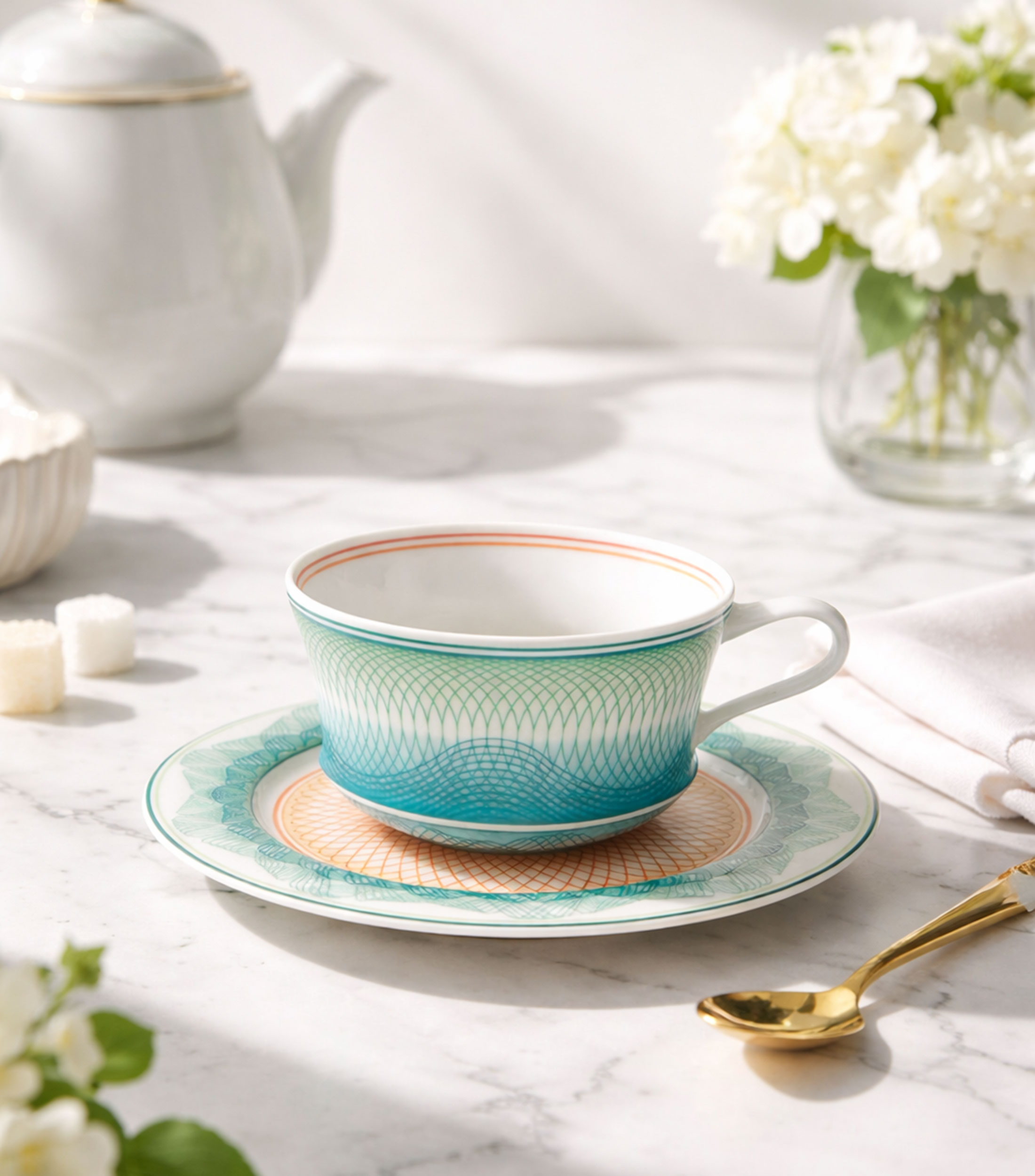 Taza de té Treasures multicolor
