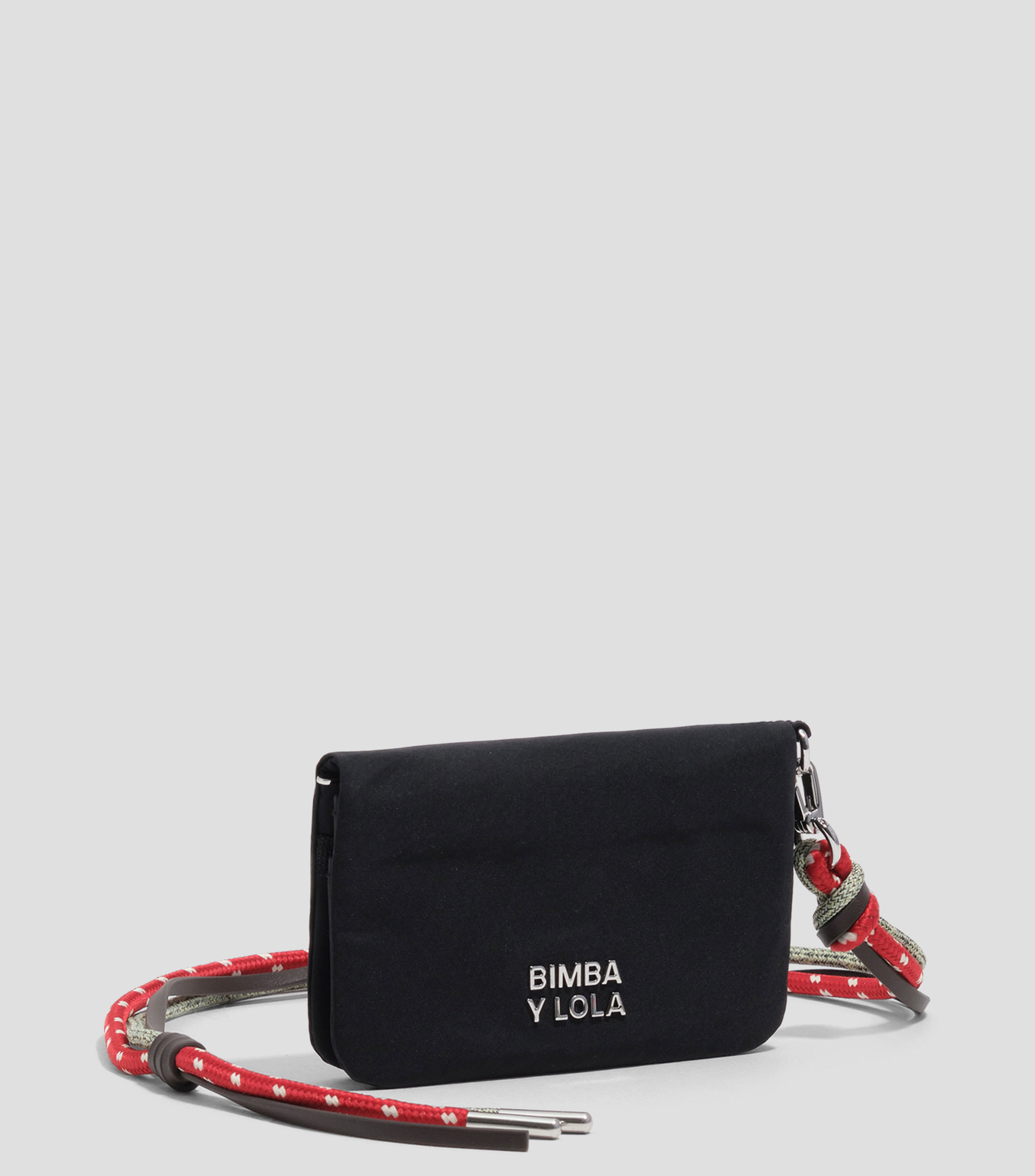 Cartera con solapa lisa Mujer