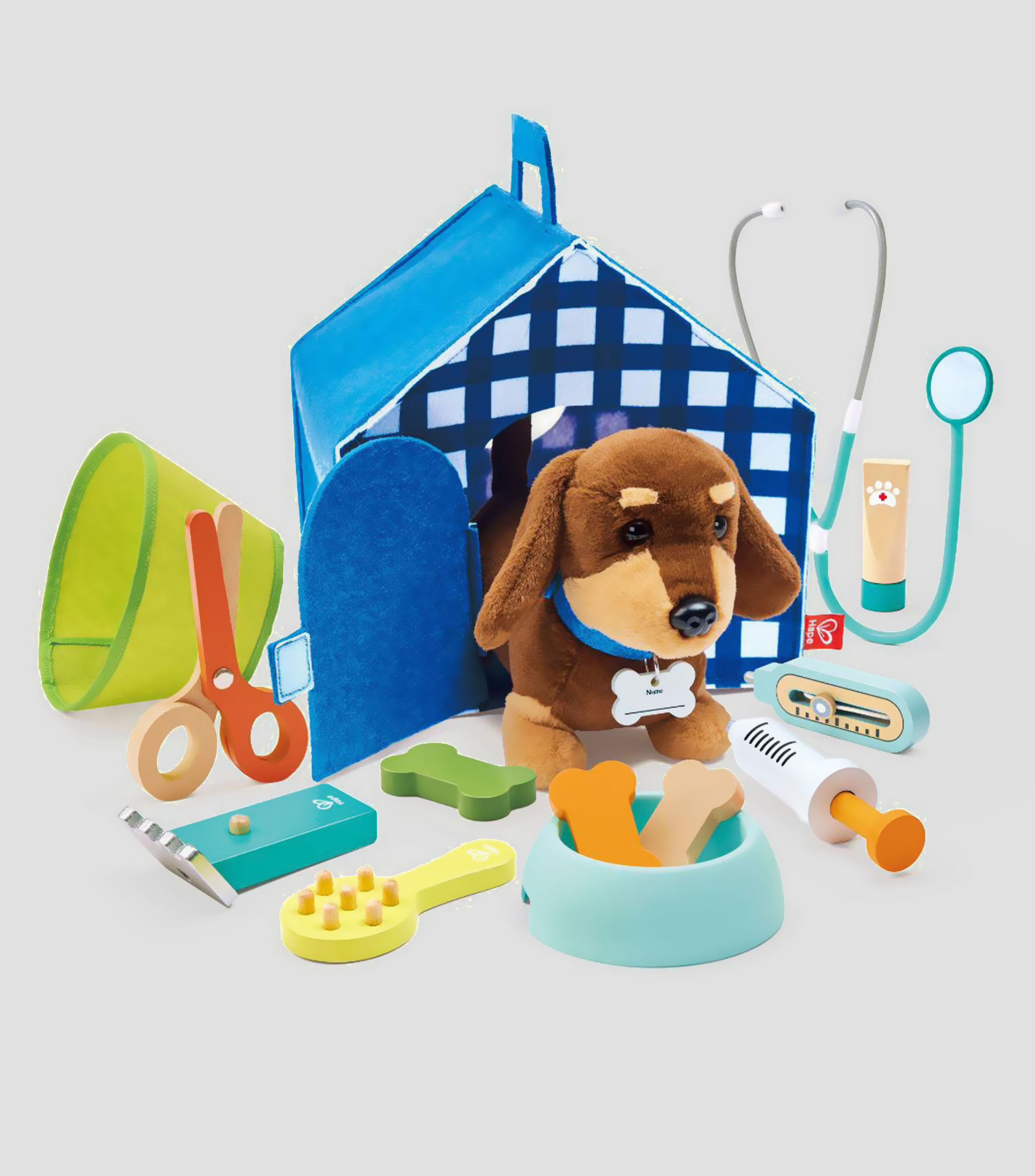 Set de Veterinario Clínica de Cuidado de Cachorros
