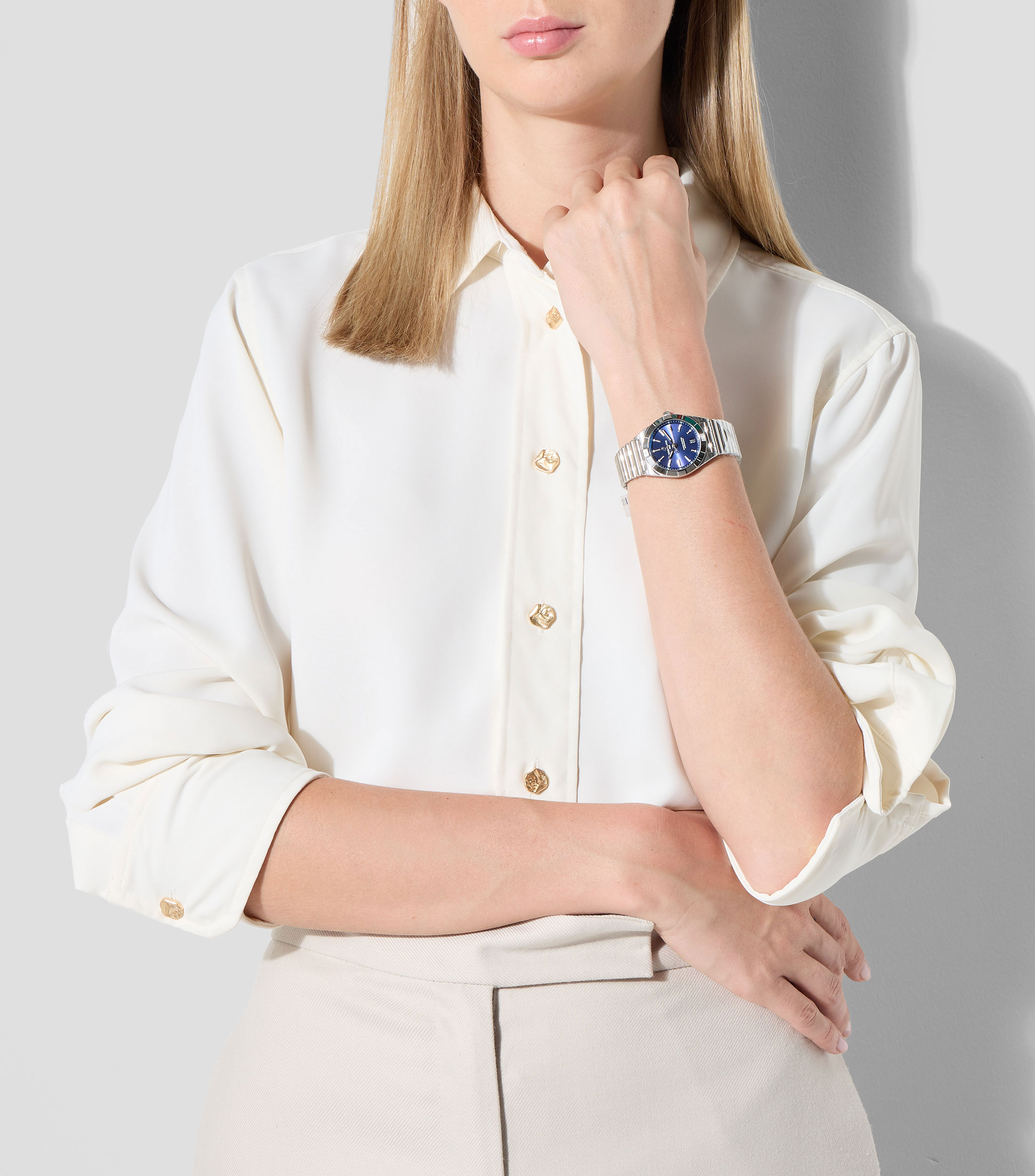 Reloj para Mujer Chronomat 32 Casual, Plateado