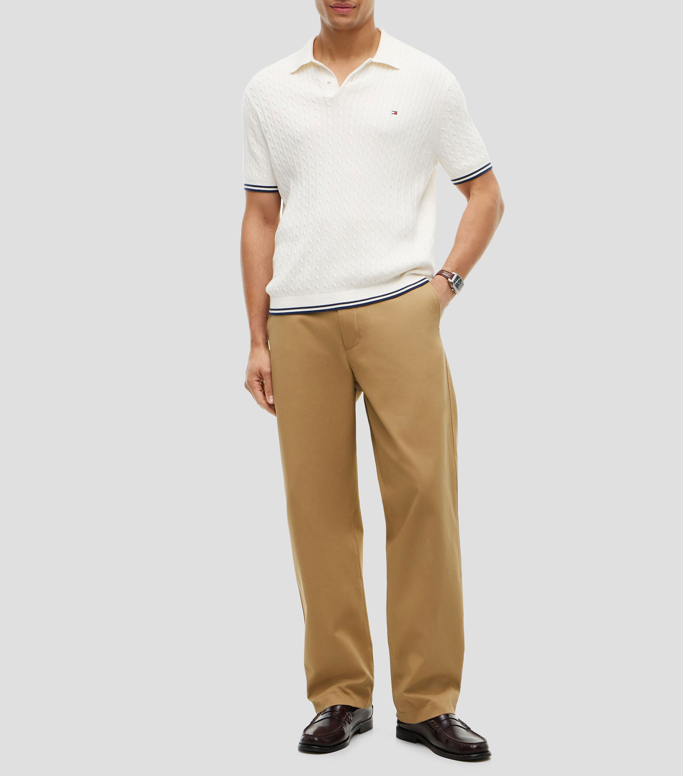 Playera tipo polo manga corta fantasía Hombre